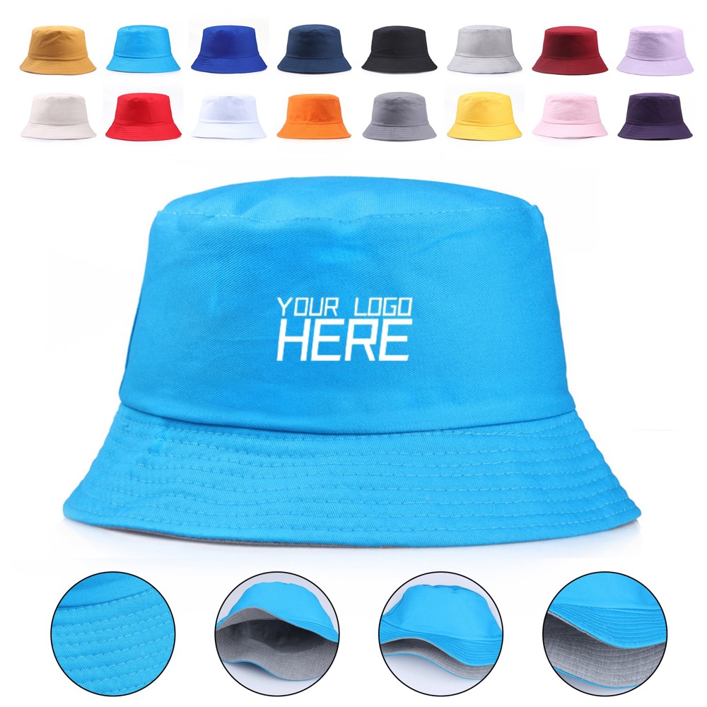 Solid Color Bucket Hat 2