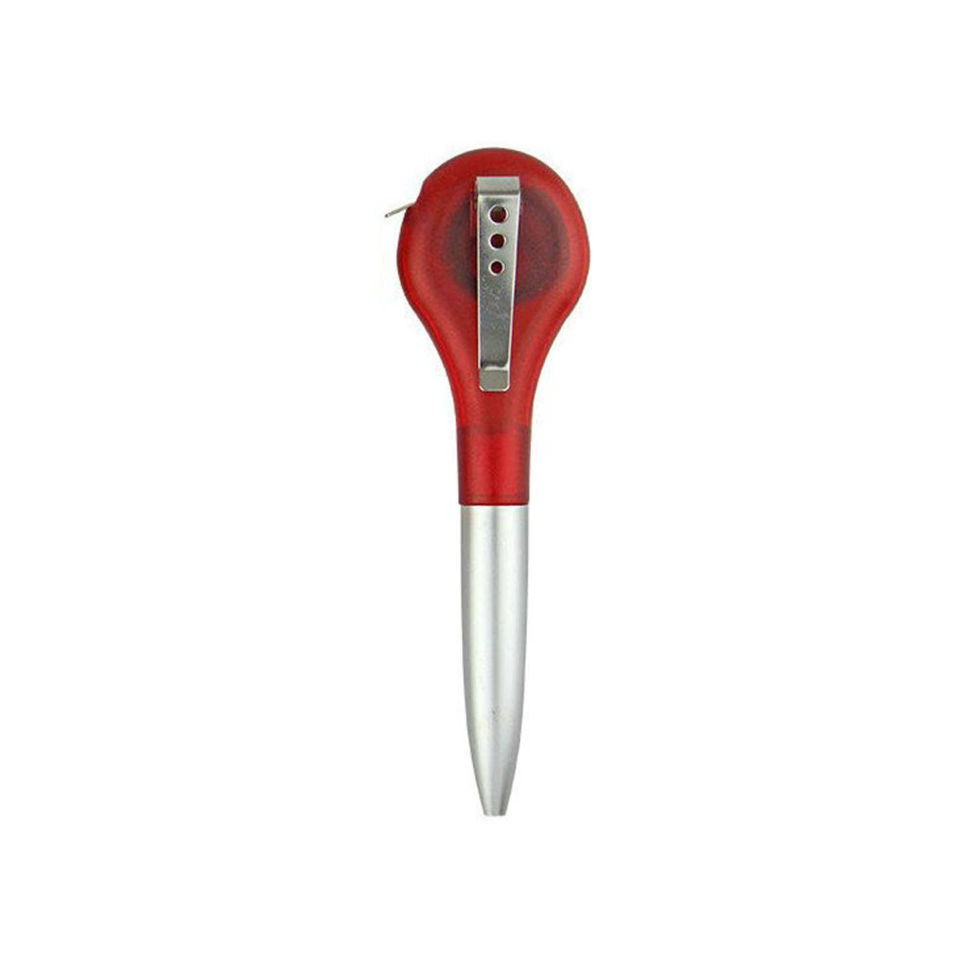 Plastic Twist Ballpoint Pen With Built In Tape Measure 12