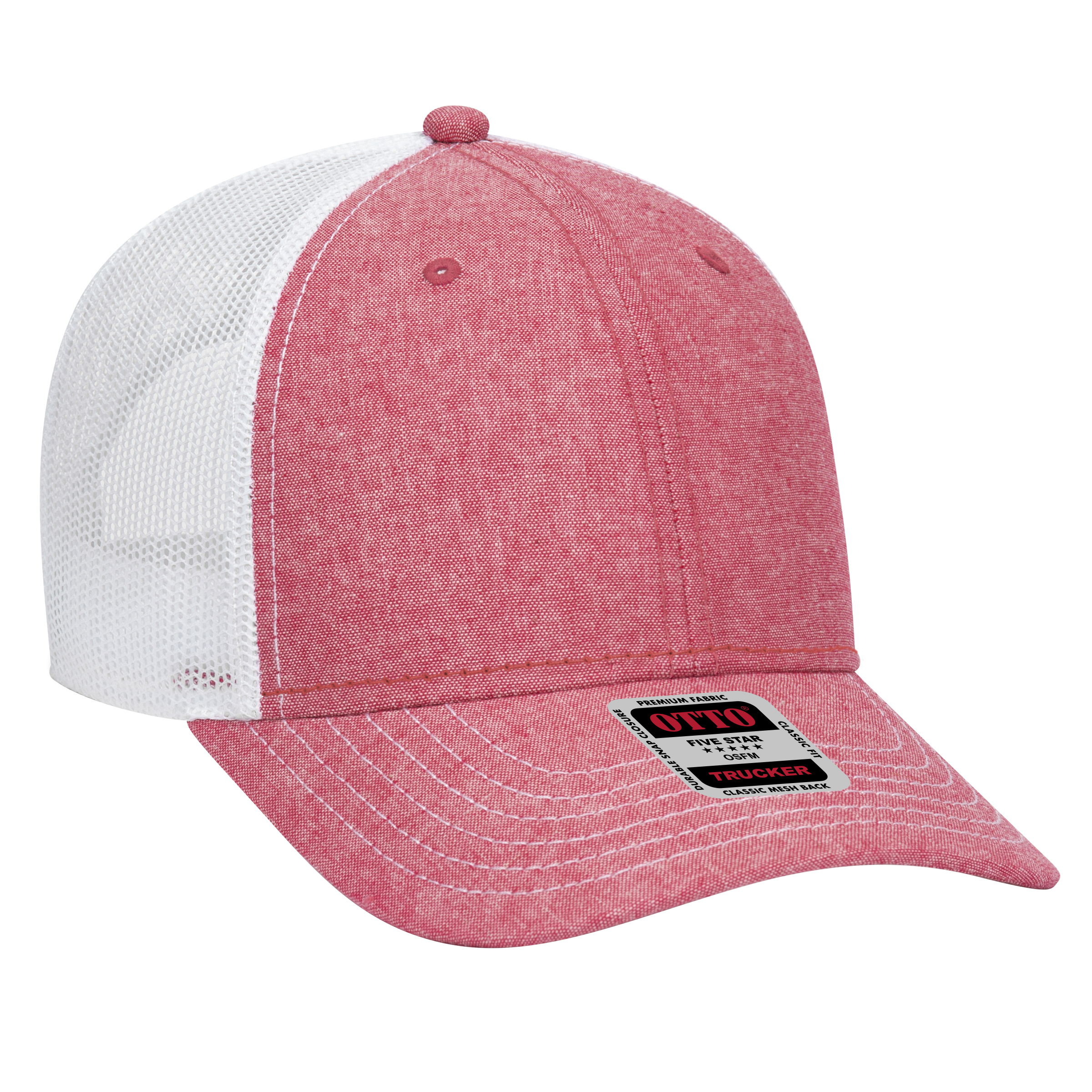 OTTO CAP® 6 Panel Low Profile Mesh Back Trucker Hat 105