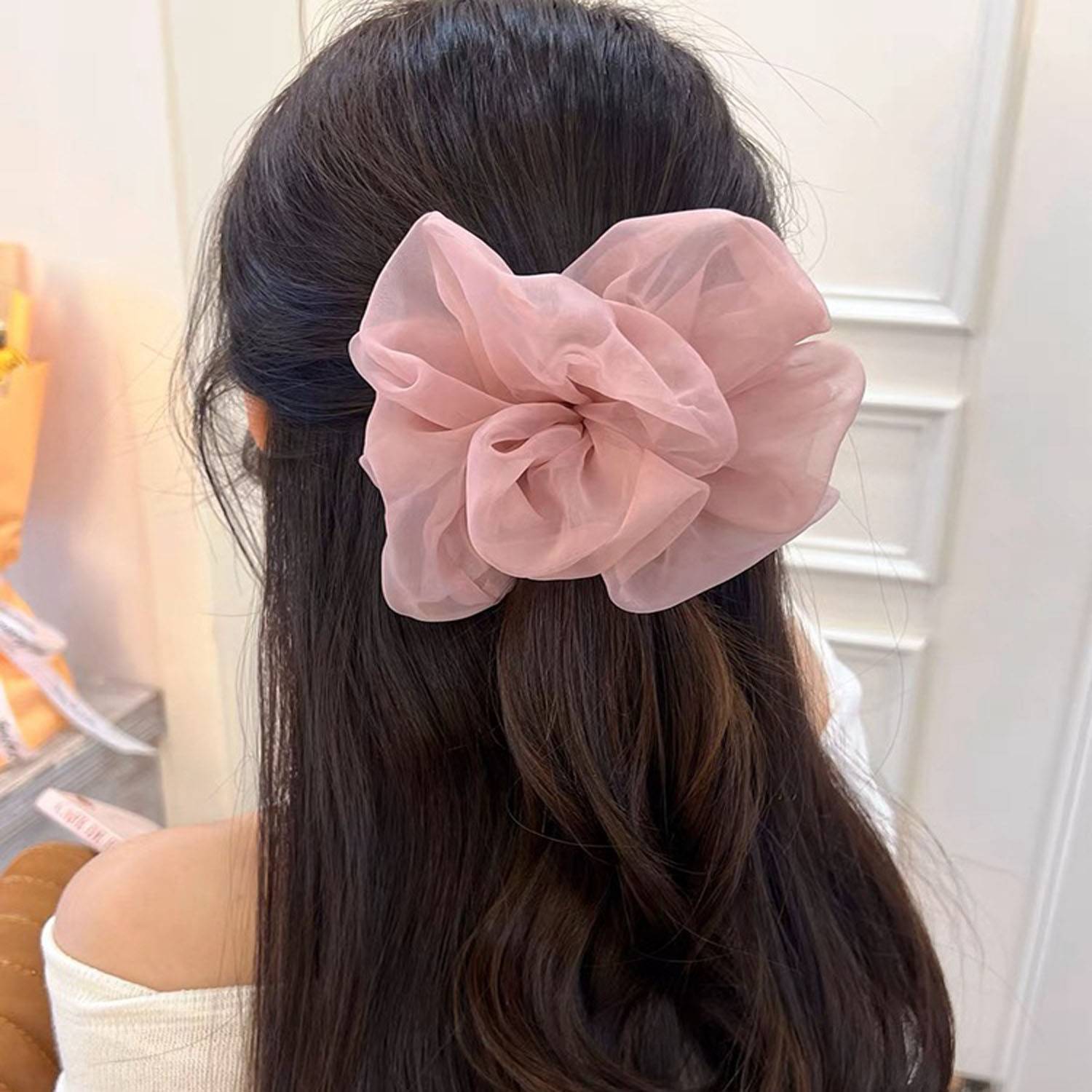 Chiffon Hair Scrunchie 5