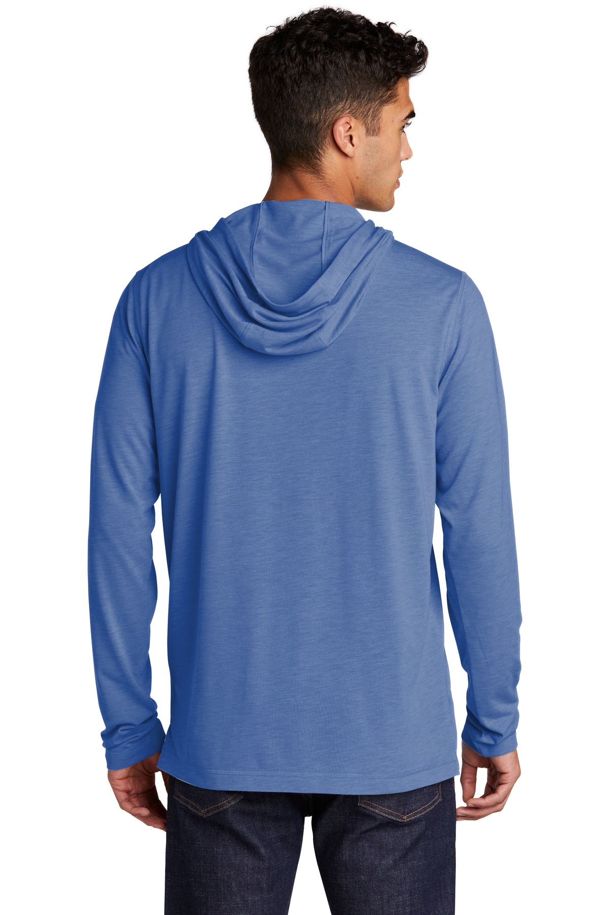 Sport-Tek PosiCharge Tri-Blend Wicking Long Sleeve Hoodie ST406, custom hoodie or sweatshirt with logo imprint 17
