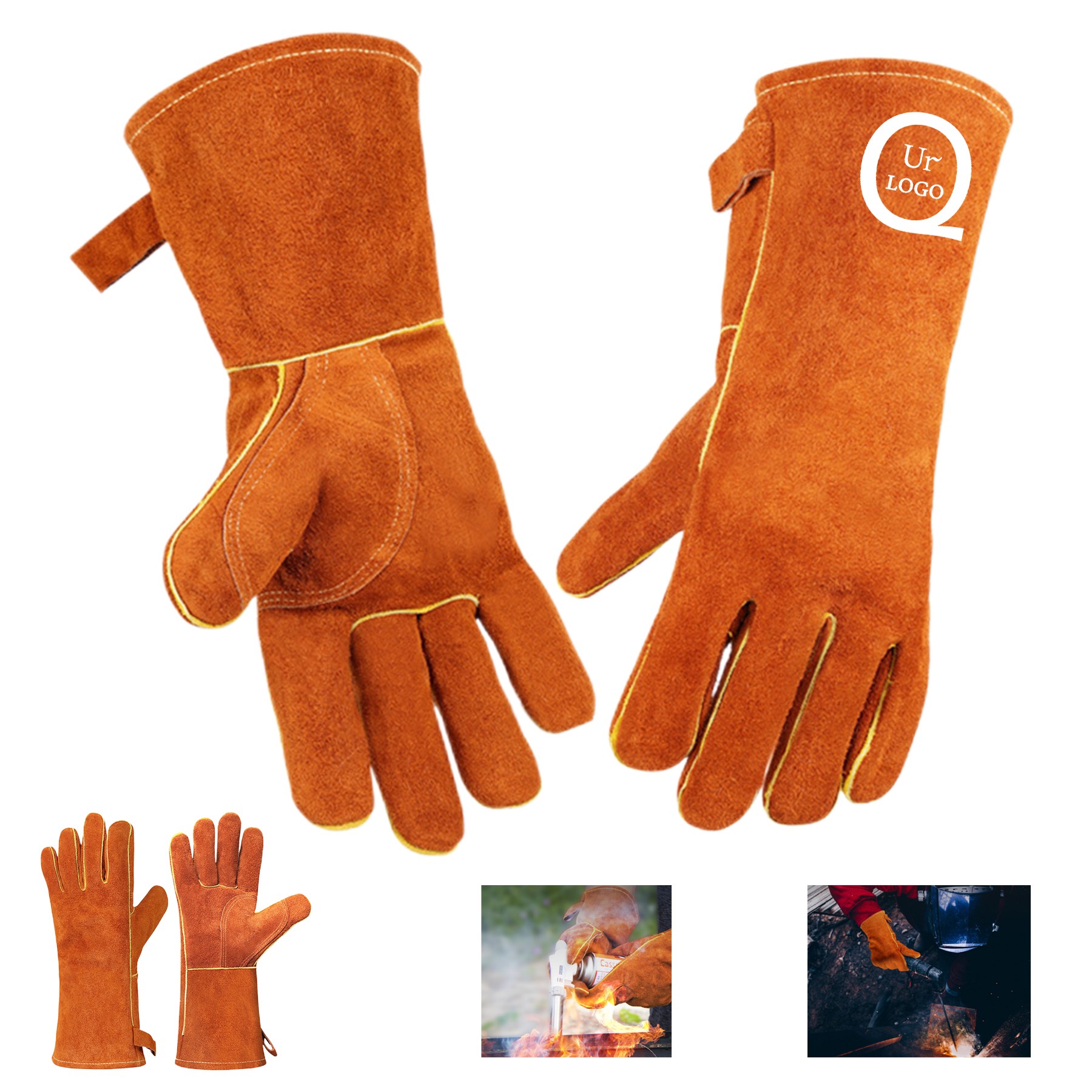 Fire Resistant Leather Gloves 1