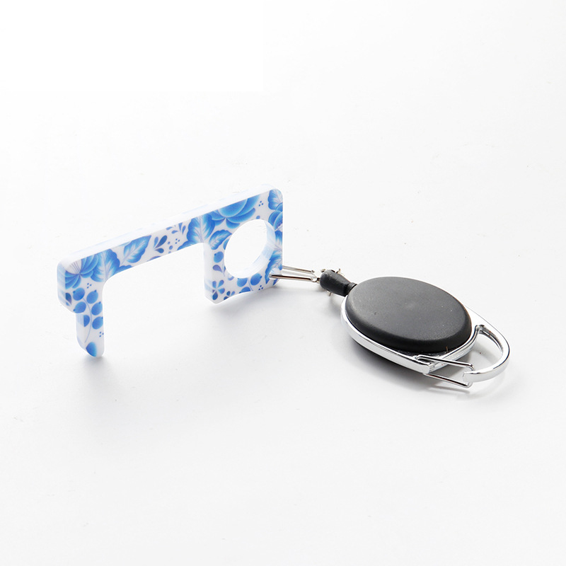Retractable Keychain Acrylic Door Opener 8