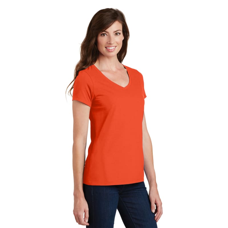 Port & Company Women's Fan Favorite V-Neck Tee. 5