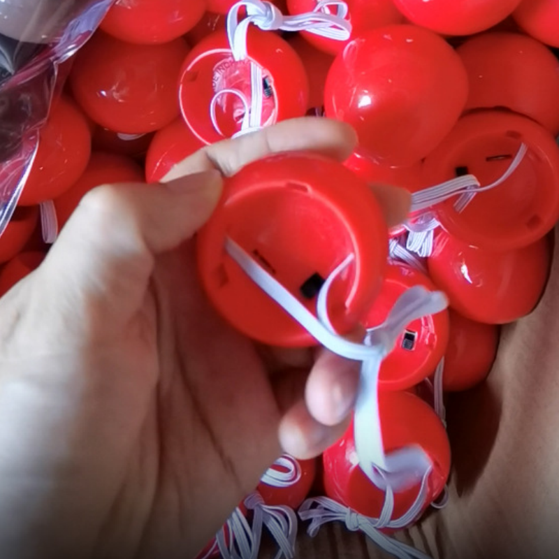 Glowing Red LED Clown Nose 3