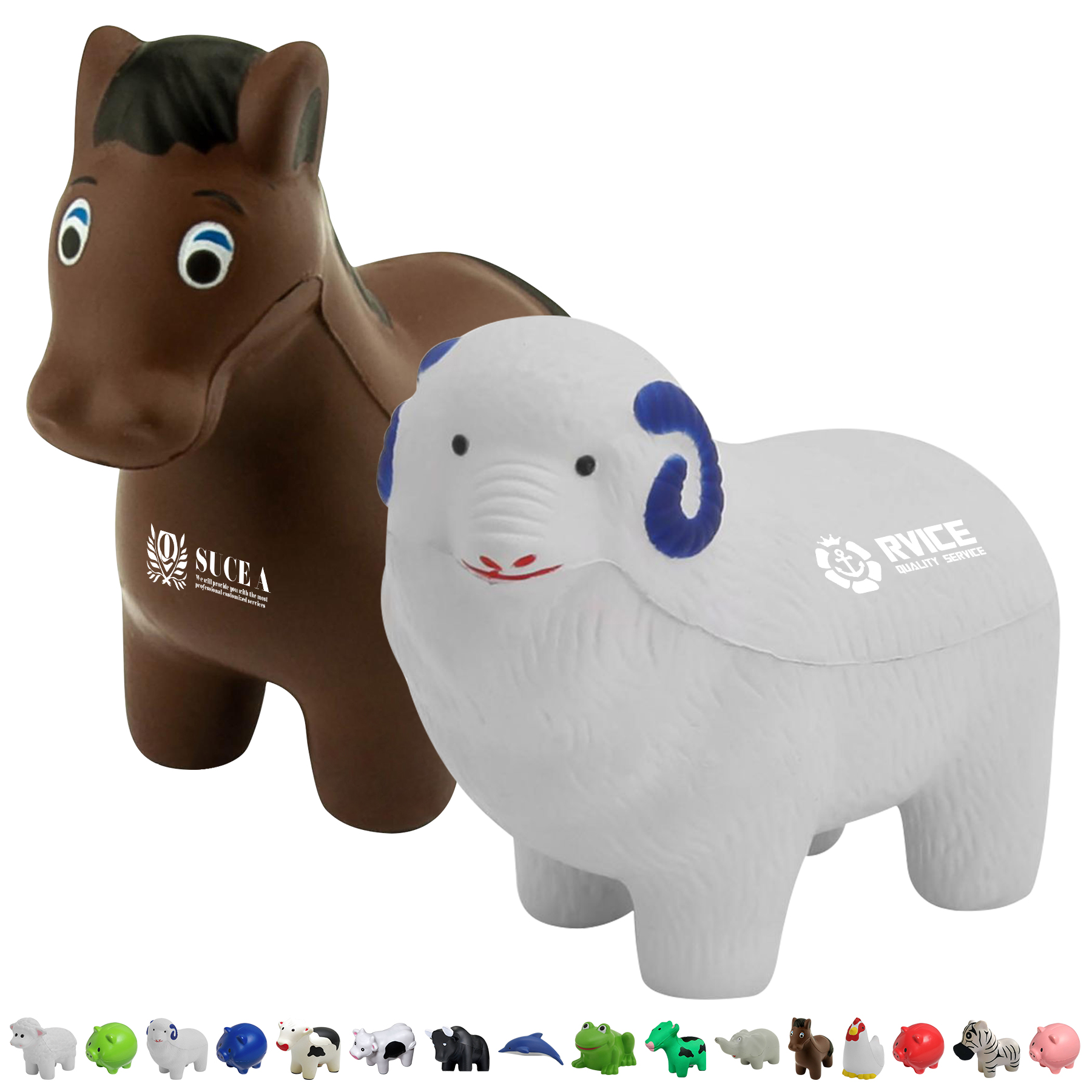 Custom Stress Reliever In Various Animal Shapes 20
