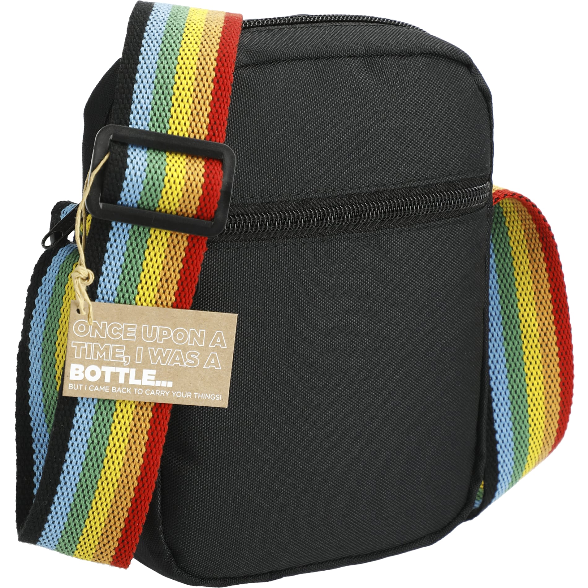 Rainbow RPET Crossbody Tote 24