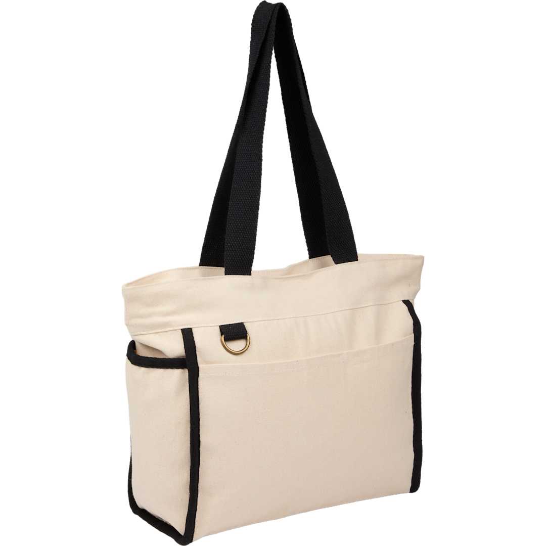 10oz Organic Cotton Accent Tote 18
