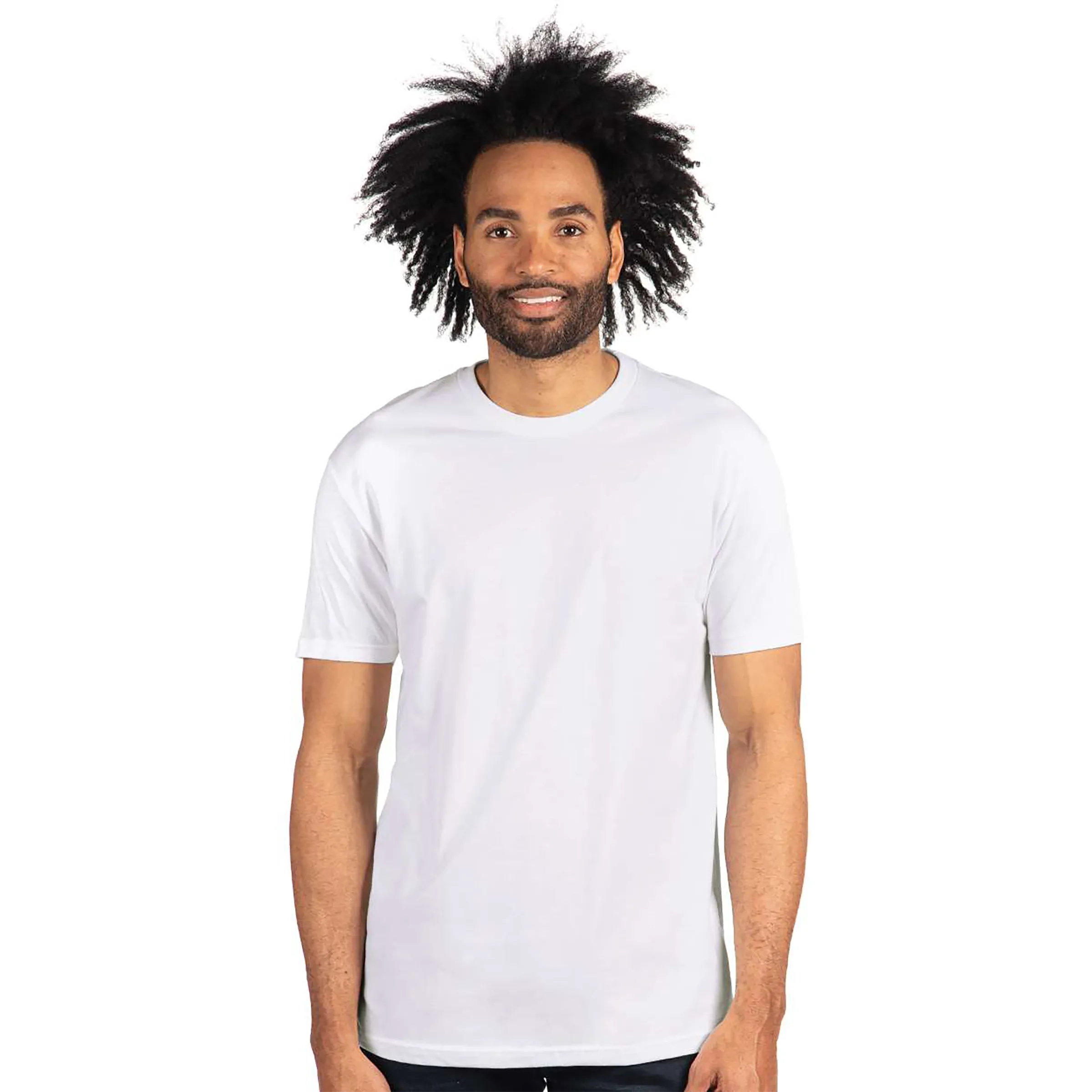Next Level Men's Cotton Crew 66