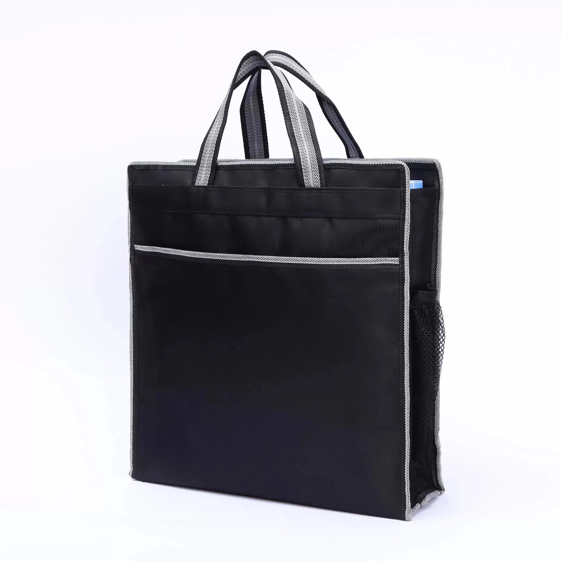 Grocery Tote Bag W/Front Pocket 2