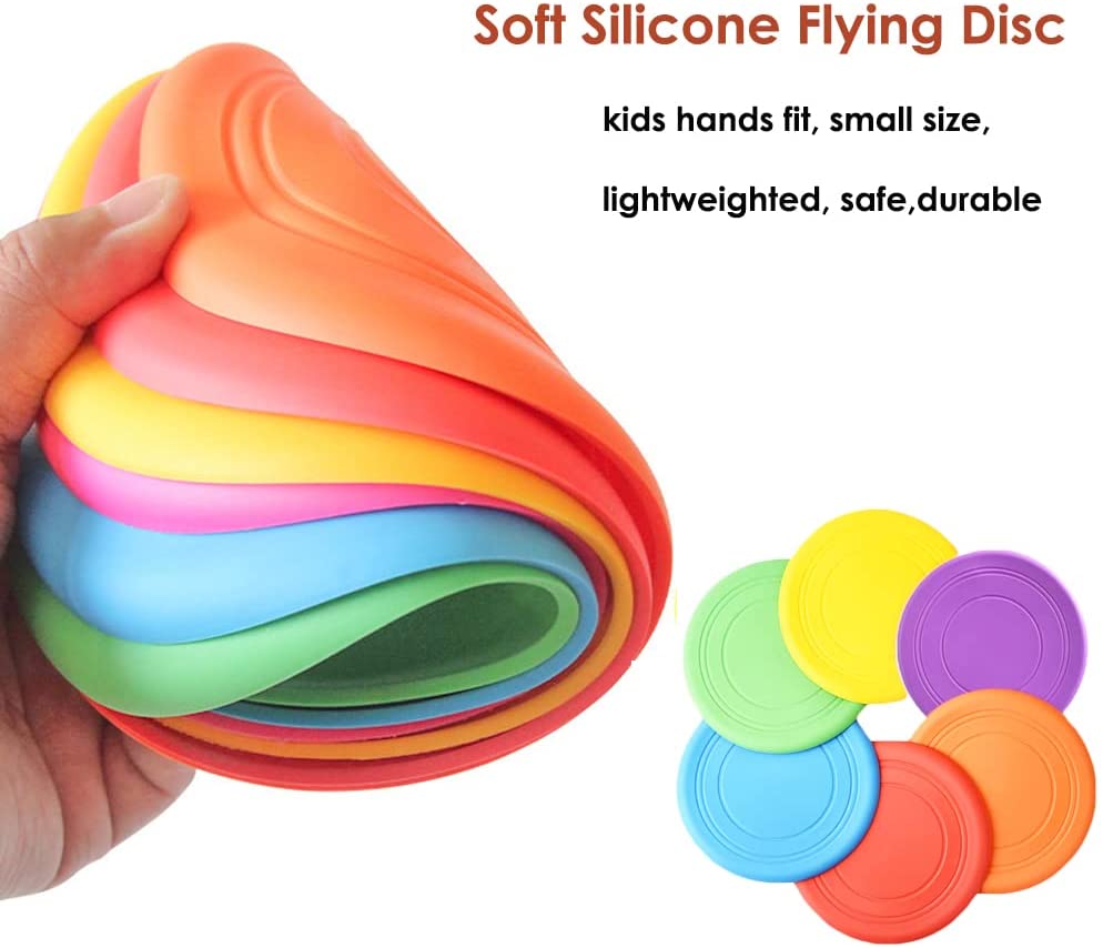 Silicone 7 Inches Flying Disc Outdoor Toy 11