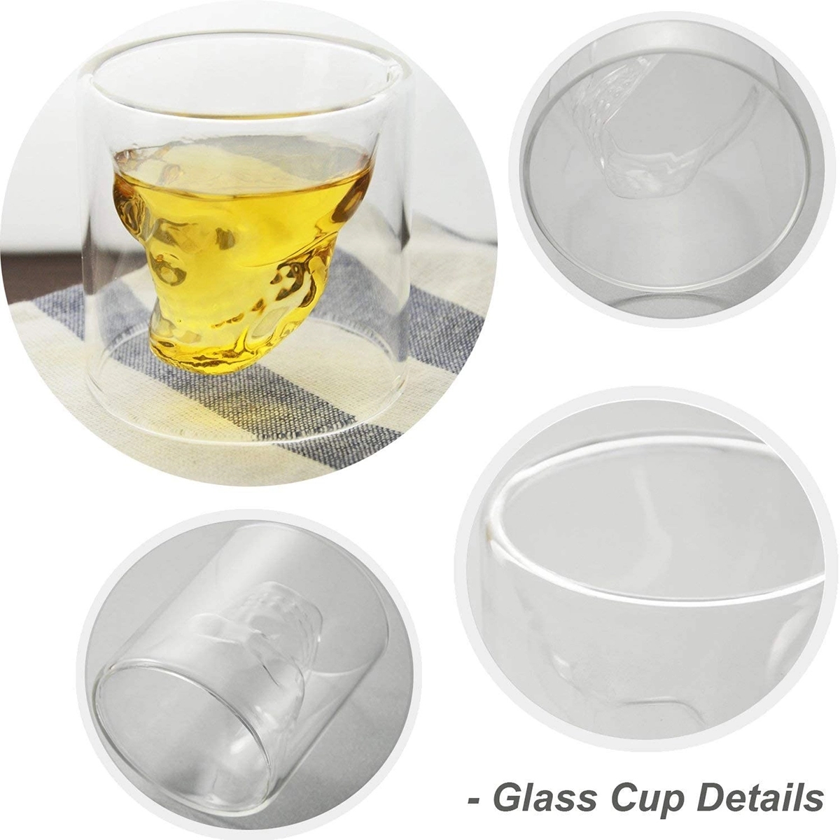 Skull Glass Drink Wine Cup 2