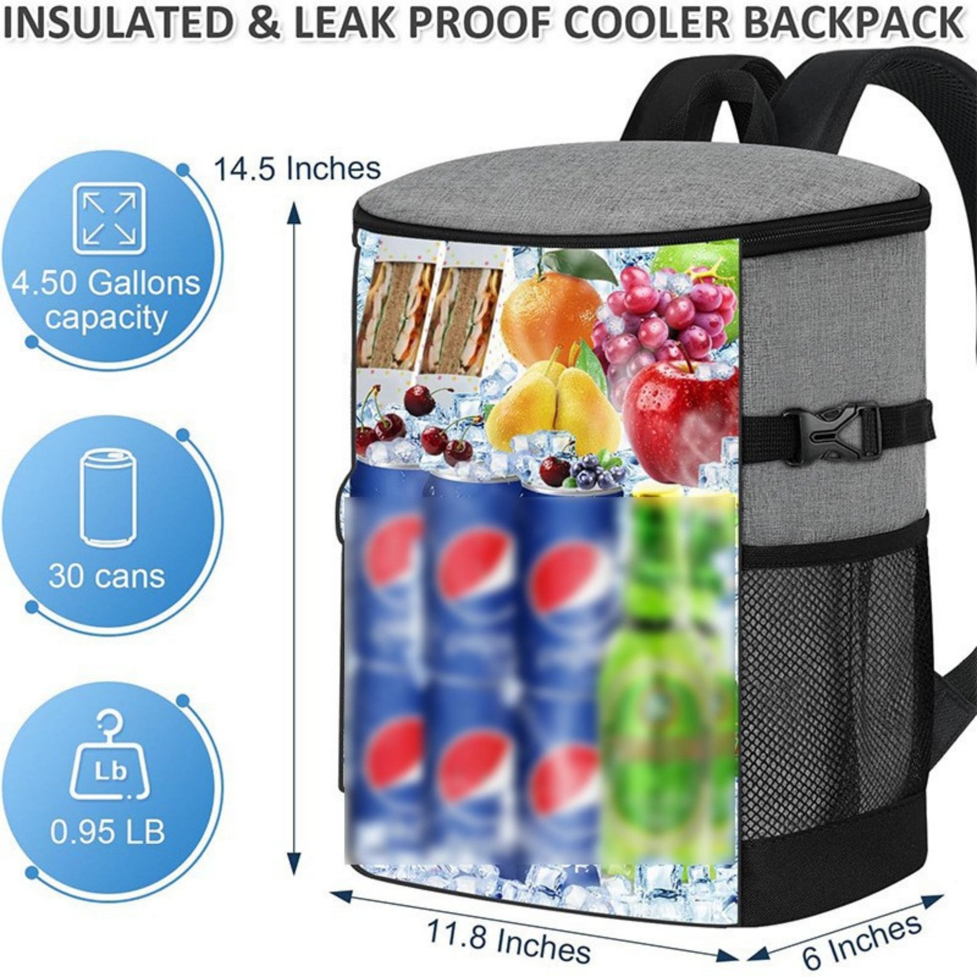 Insulated Backpack Cooler 3