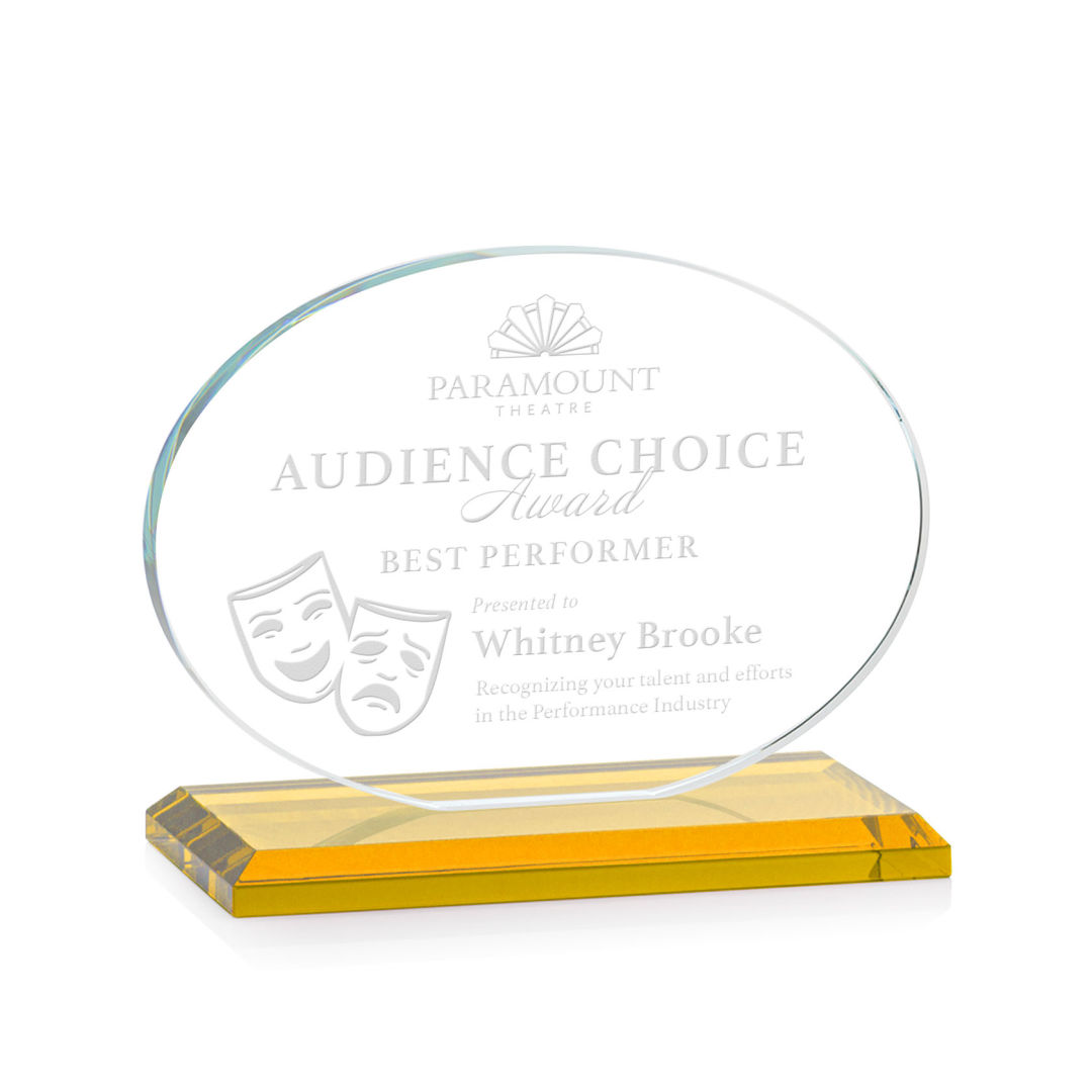 Austin Award (Horiz) - Amber 3