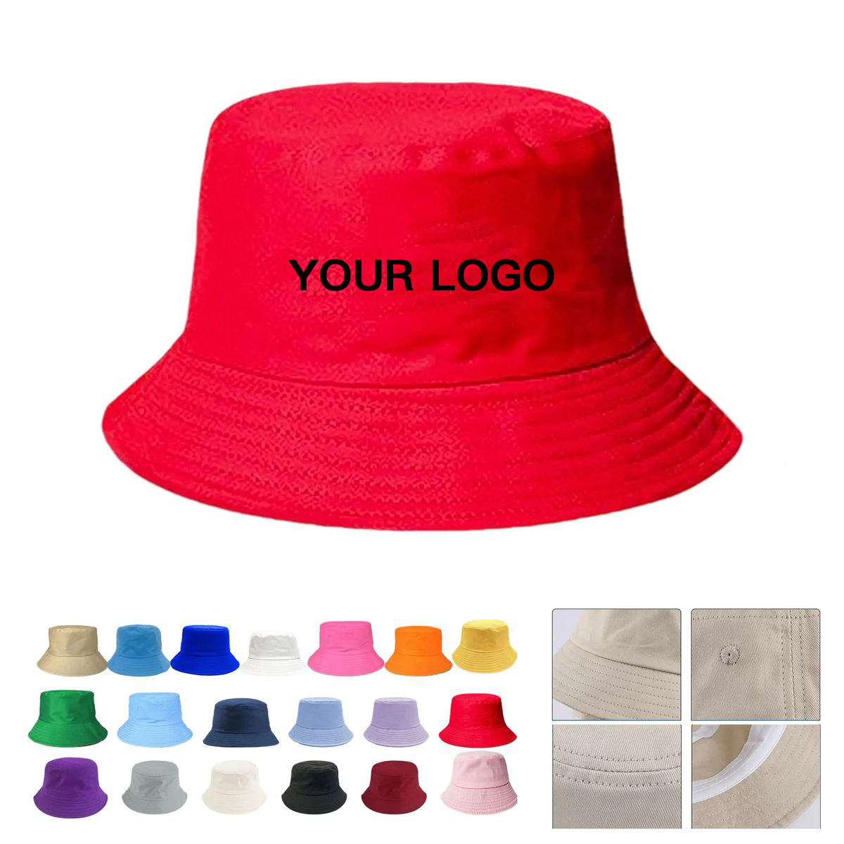 Breathable Cotton Bucket Hat for Summer Travel 6