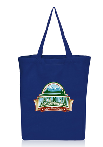 15W x 17H inch Gusseted Cotton Tote Bags 6
