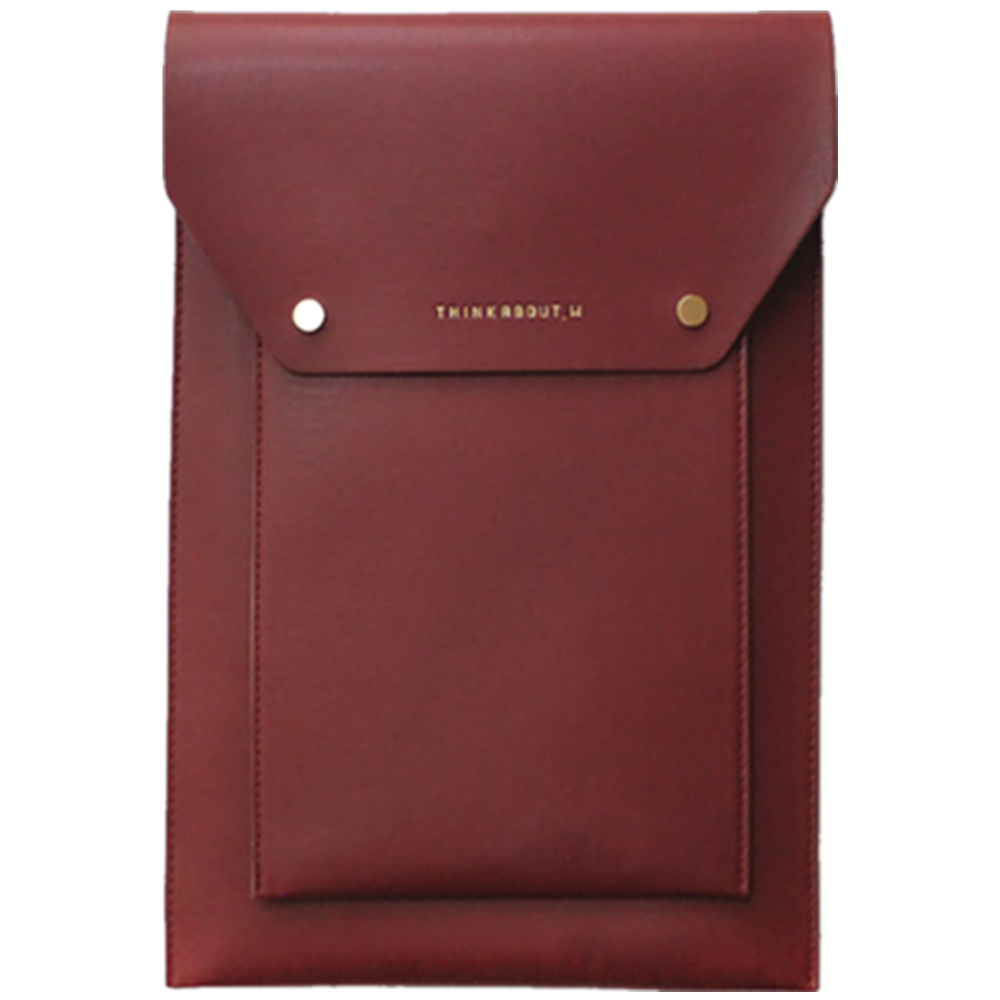 PU Leather Felt Laptop Sleeve Holder Case 6
