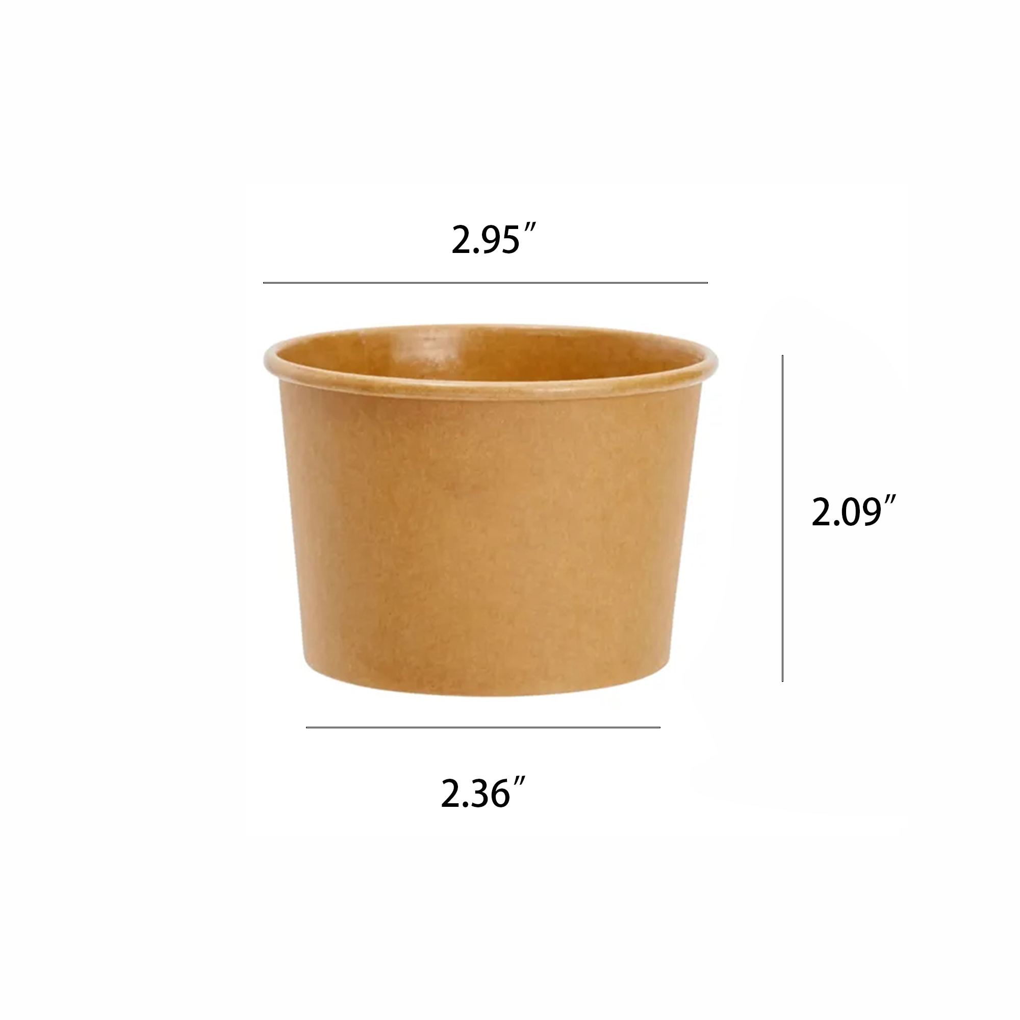 4oz Ice Cream Paper Cup MOQ 50pcs 3