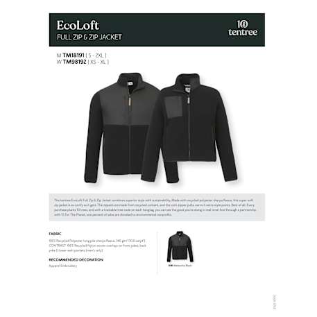 tentree EcoLoft Full Zip - Men's 88