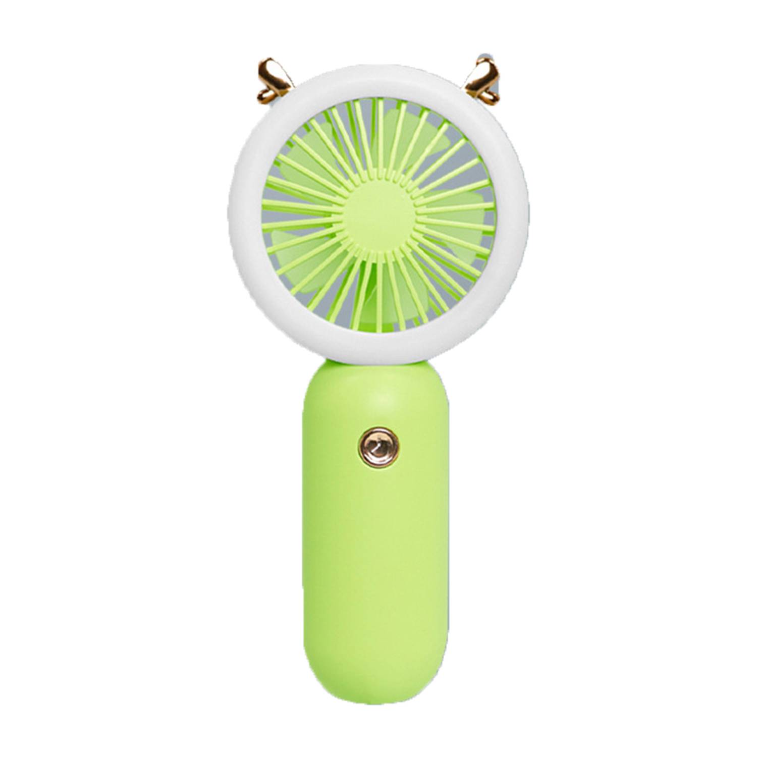 Portable USB Rechargeable Handheld Fan W/ LED Light 5