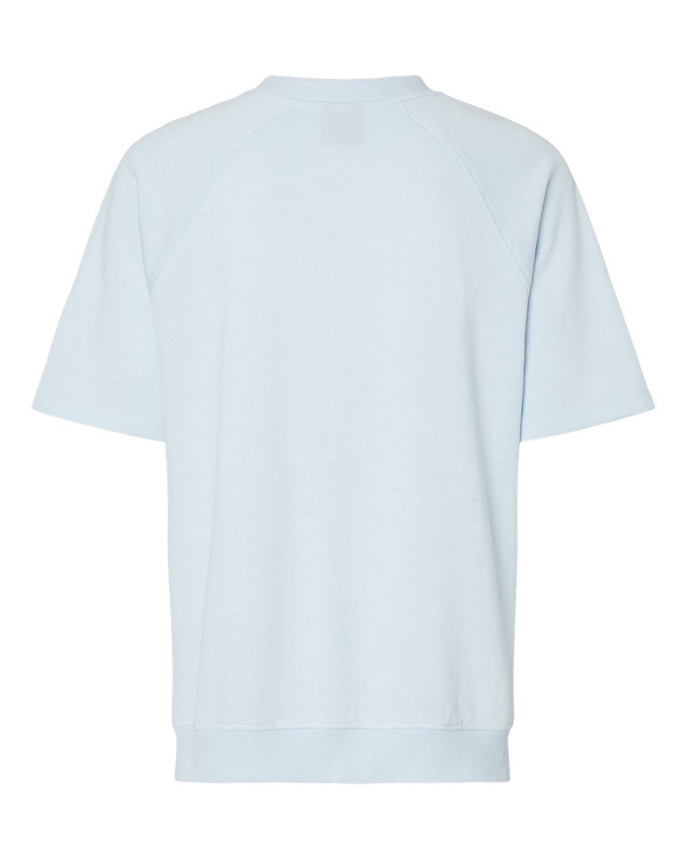 Women's French Terry Short Sleeve Crewneck Sweatshirt - W23711 6