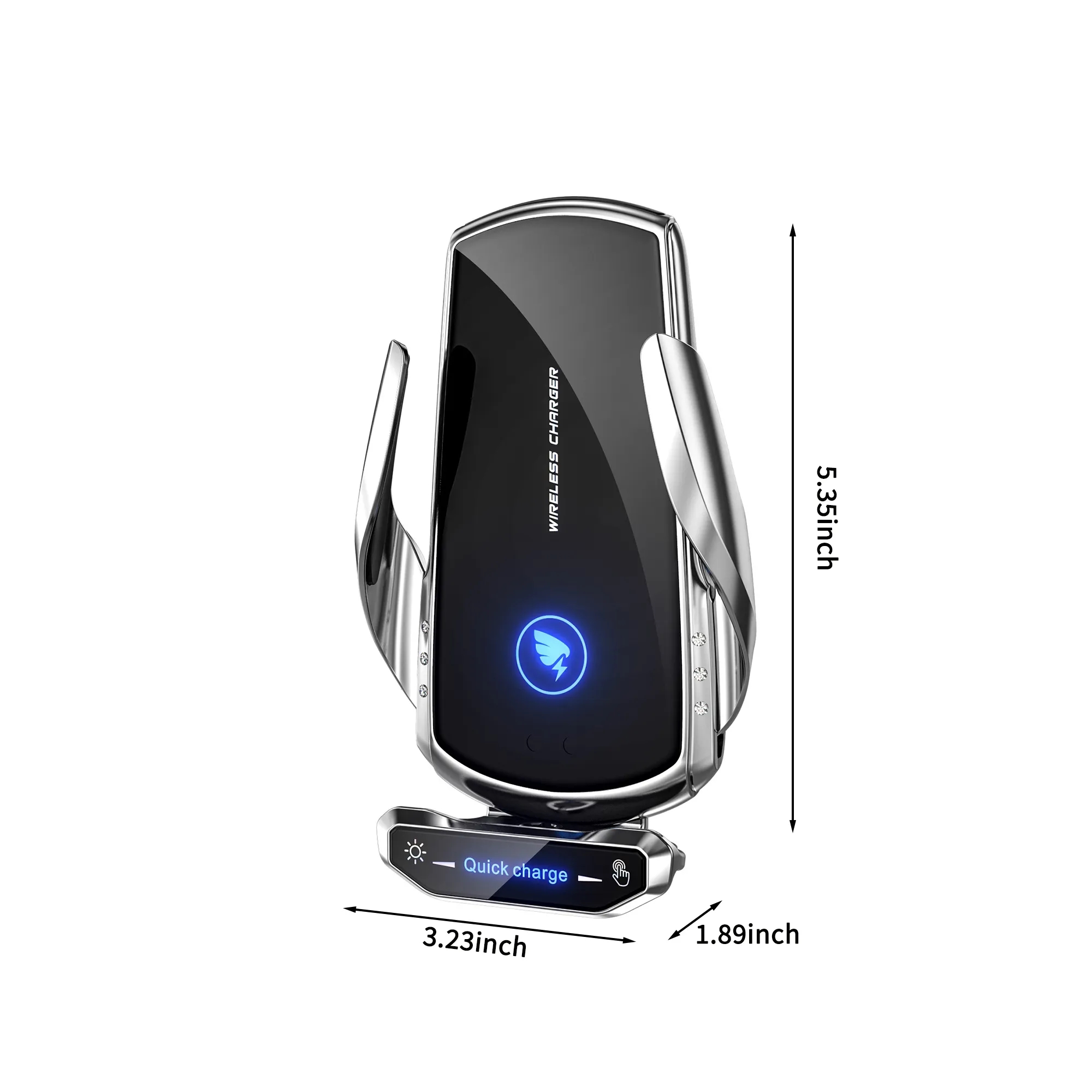 MOQ 50 Smart Car Phone Holder with 15W Fast Charging 6