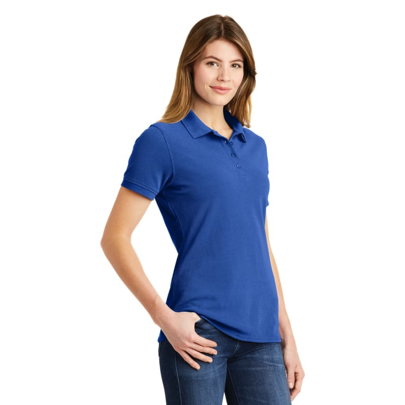 Port & Company Ladies Combed Ring Spun Pique Polo. 26