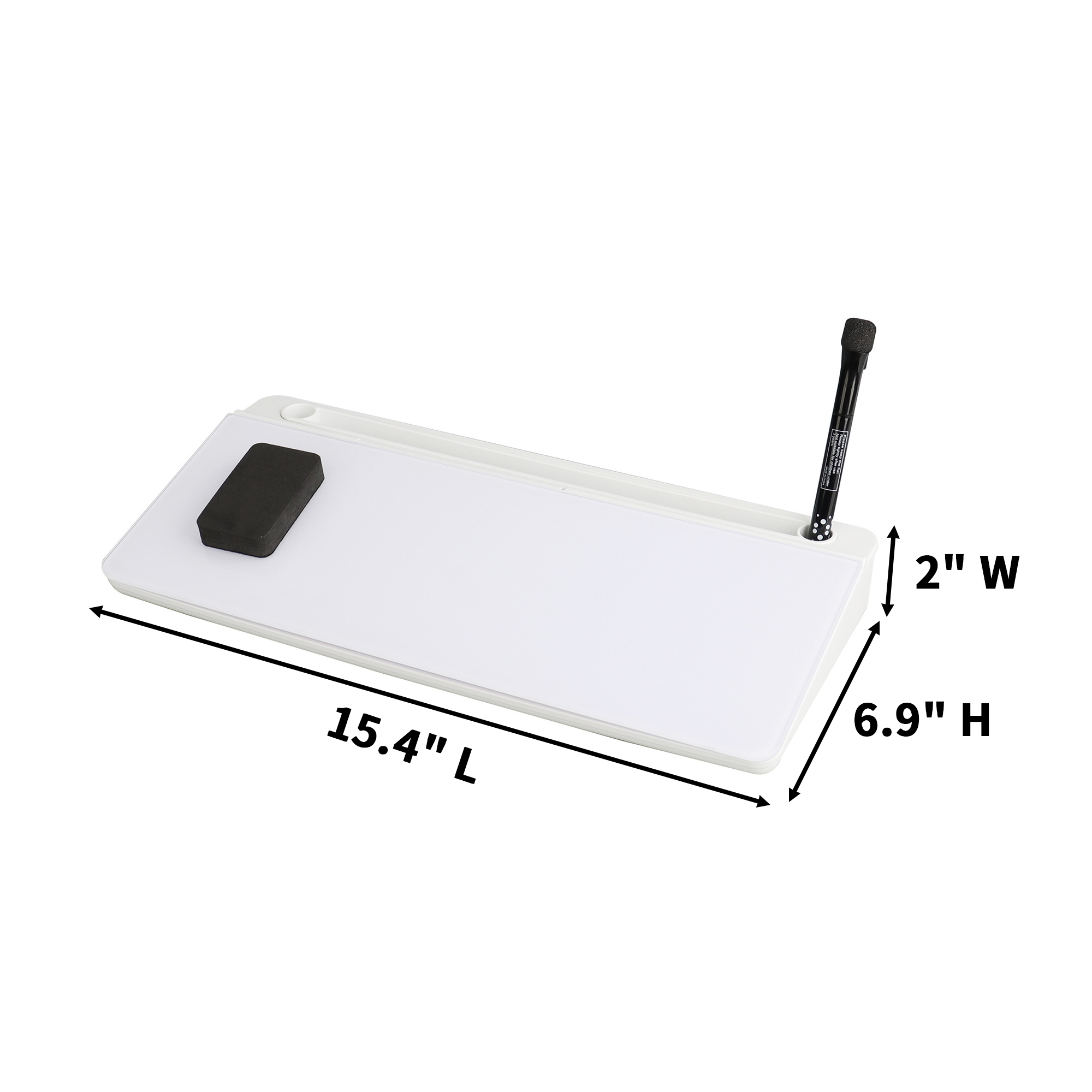 Desktop Dry Erase Board With Storage Tray 3