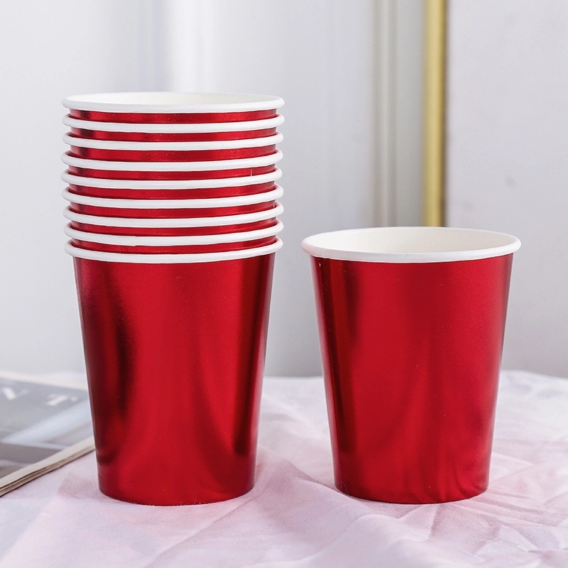 9oz Disposable Party Picnic Beverage Ice Cream Paper Cup 5