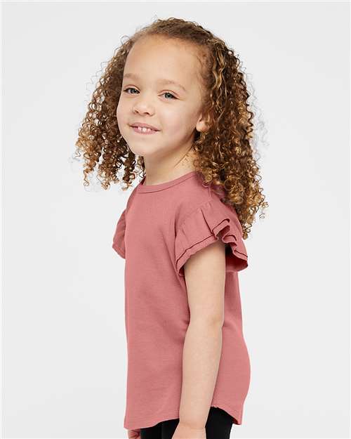 Toddler Flutter Sleeve Tee - 3339 2