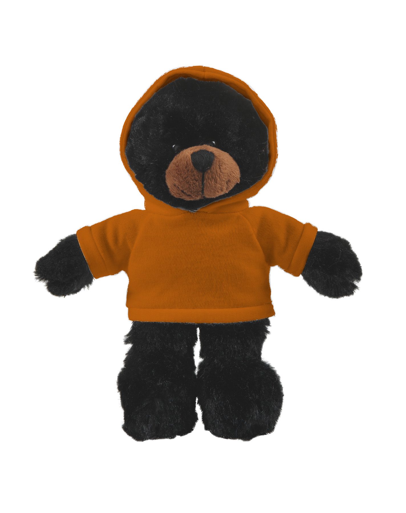 soft plush Black Bear with hoodie 9