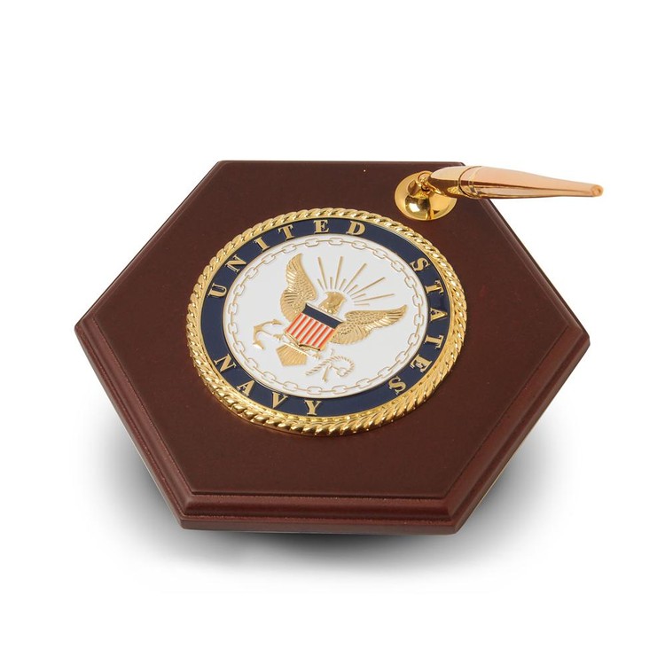 U.S. Navy Medallion Pen Holder 2