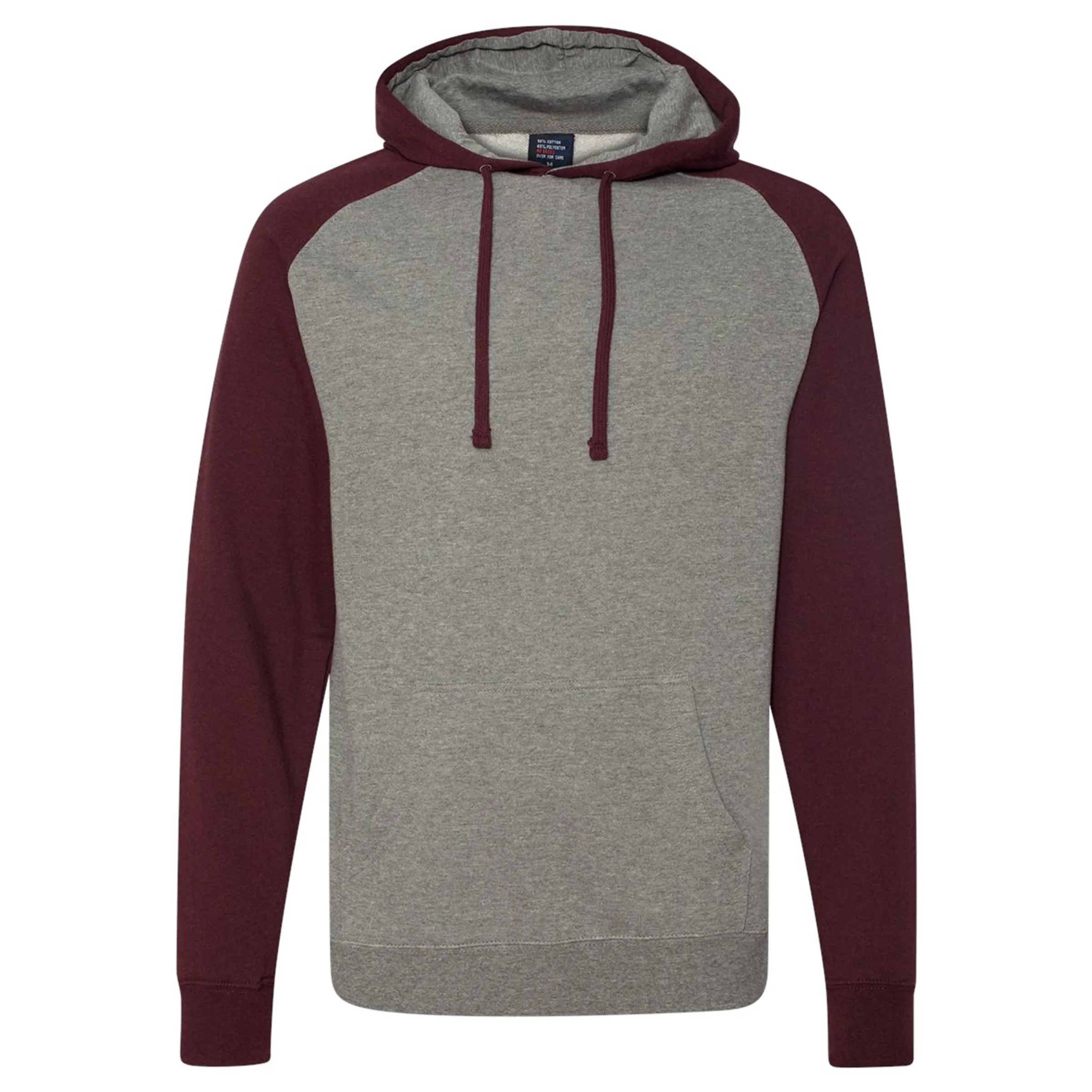 Raglan Hooded Pullover Sweatshirt, custom hoodie or sweatshirt with logo imprint 20