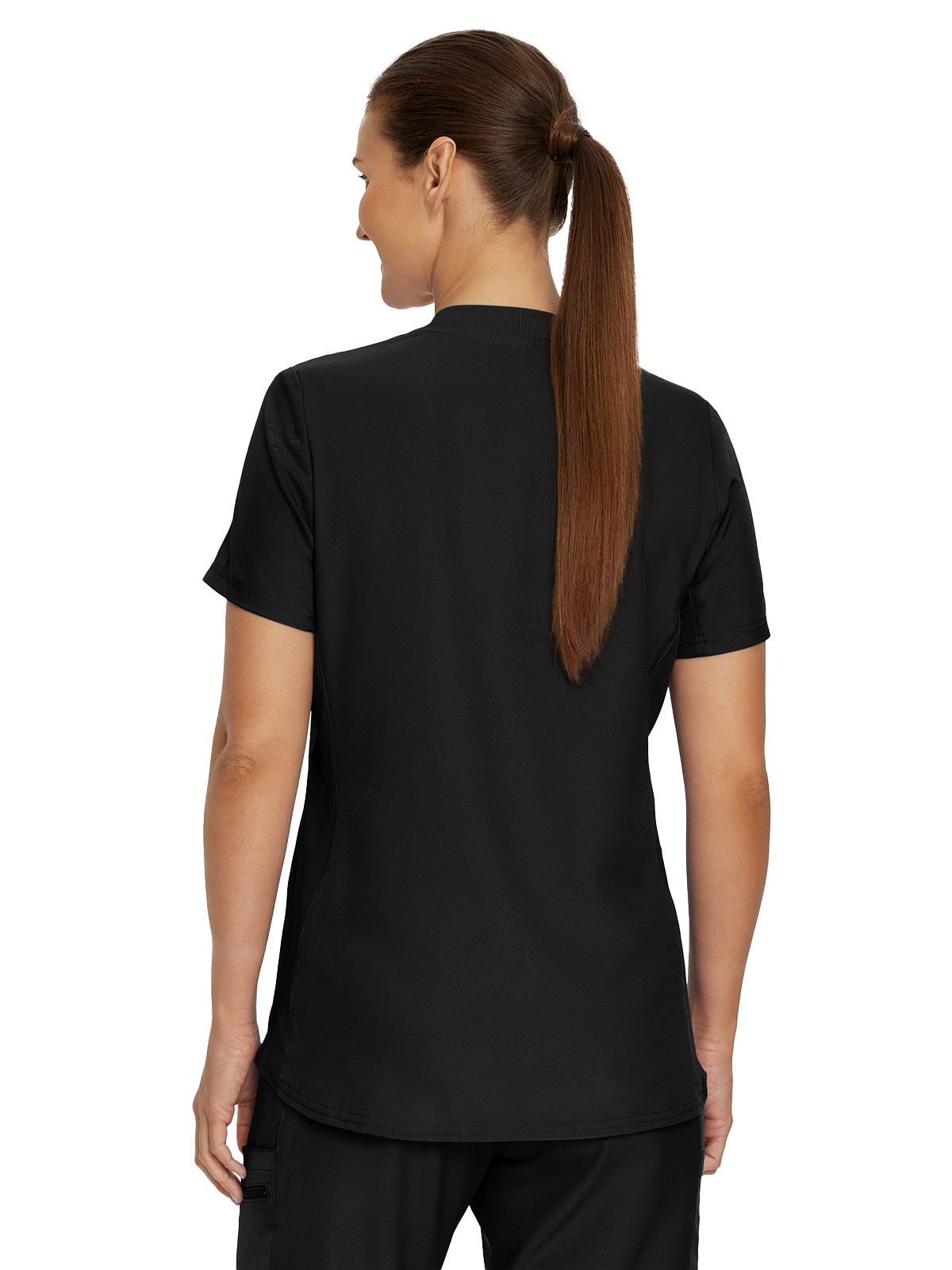 Landau - Forward - Women's Three-Pocket Rib-Knit Neckline V-Neck Top 49
