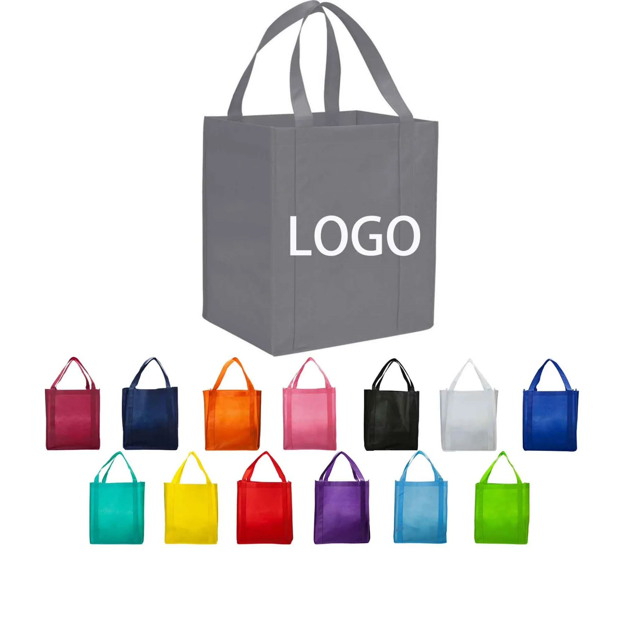 Non-Woven Budget Shopping Bag With Bottom Insert 13