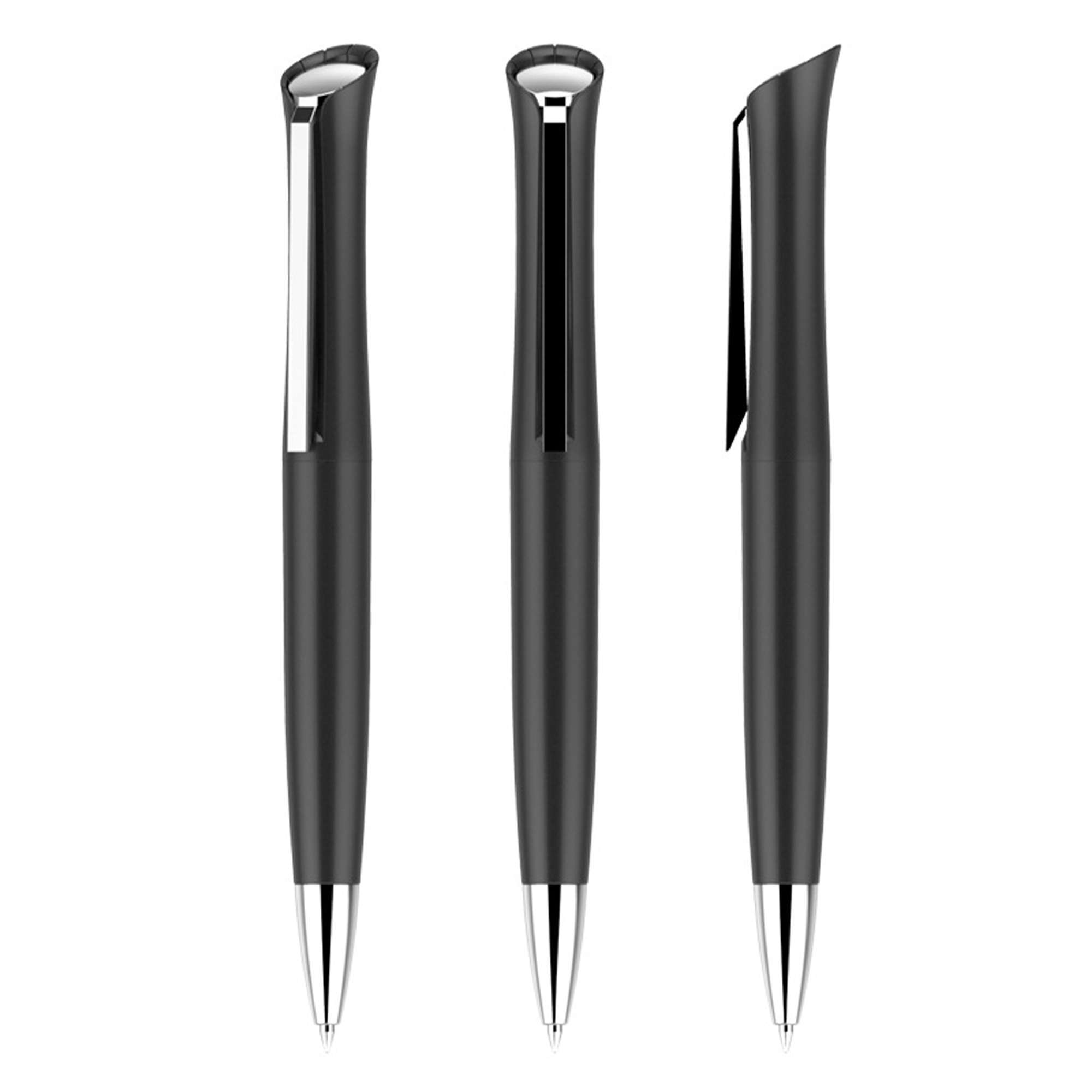 Steel Simple Business Twist Ballpoint Pen 1