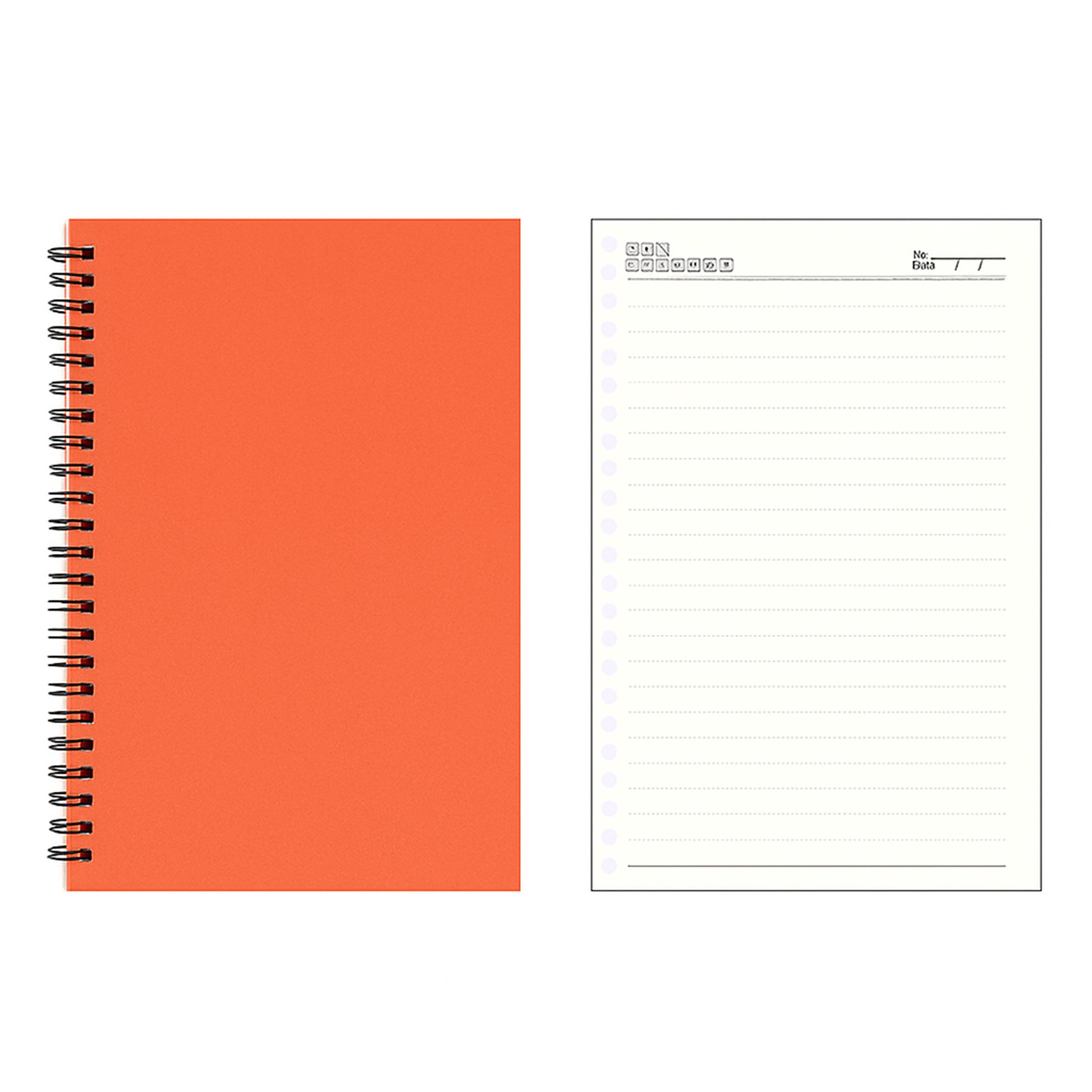 Spiral Notebook With Lined Pages 2