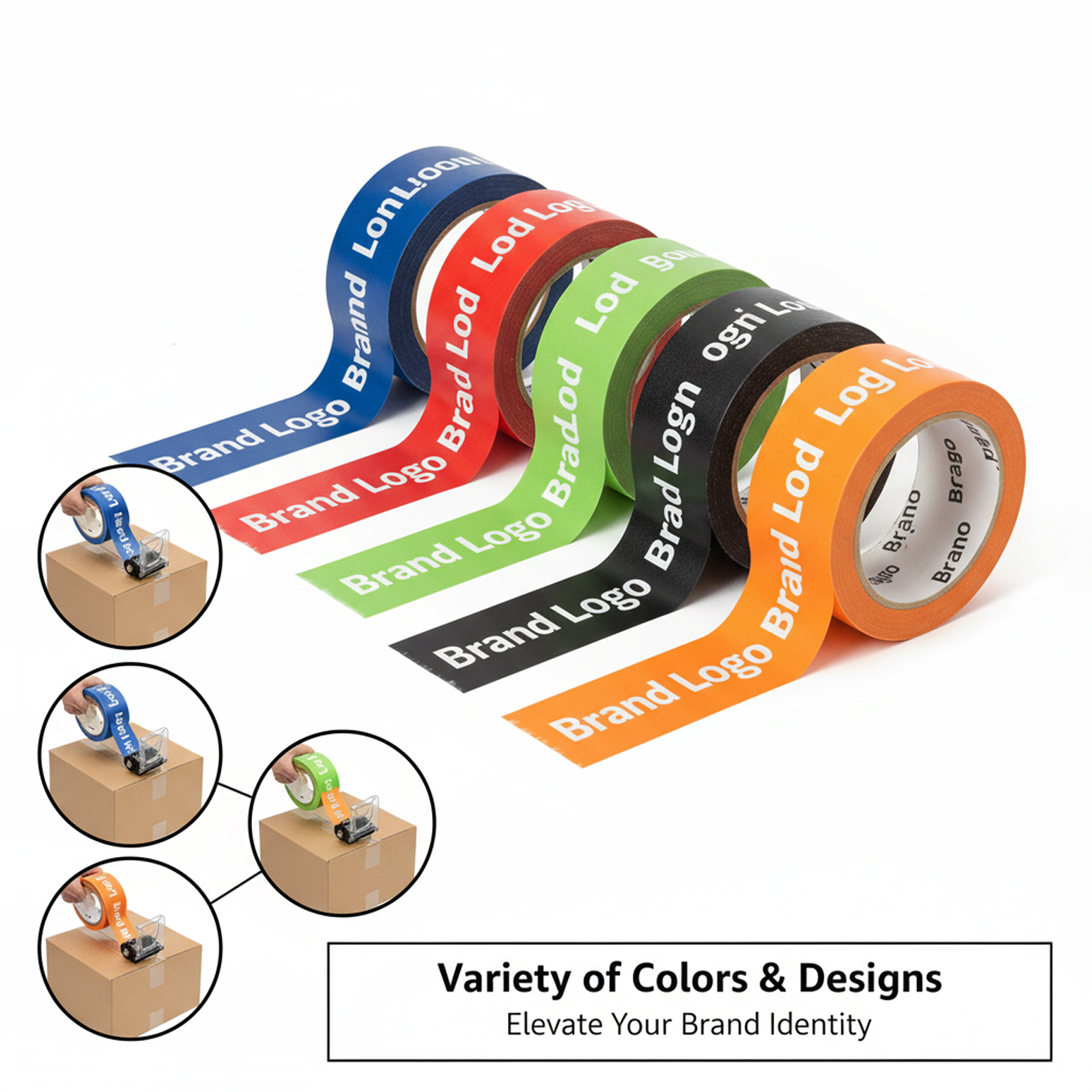 1.5" Custom Printed Packing Tape 3