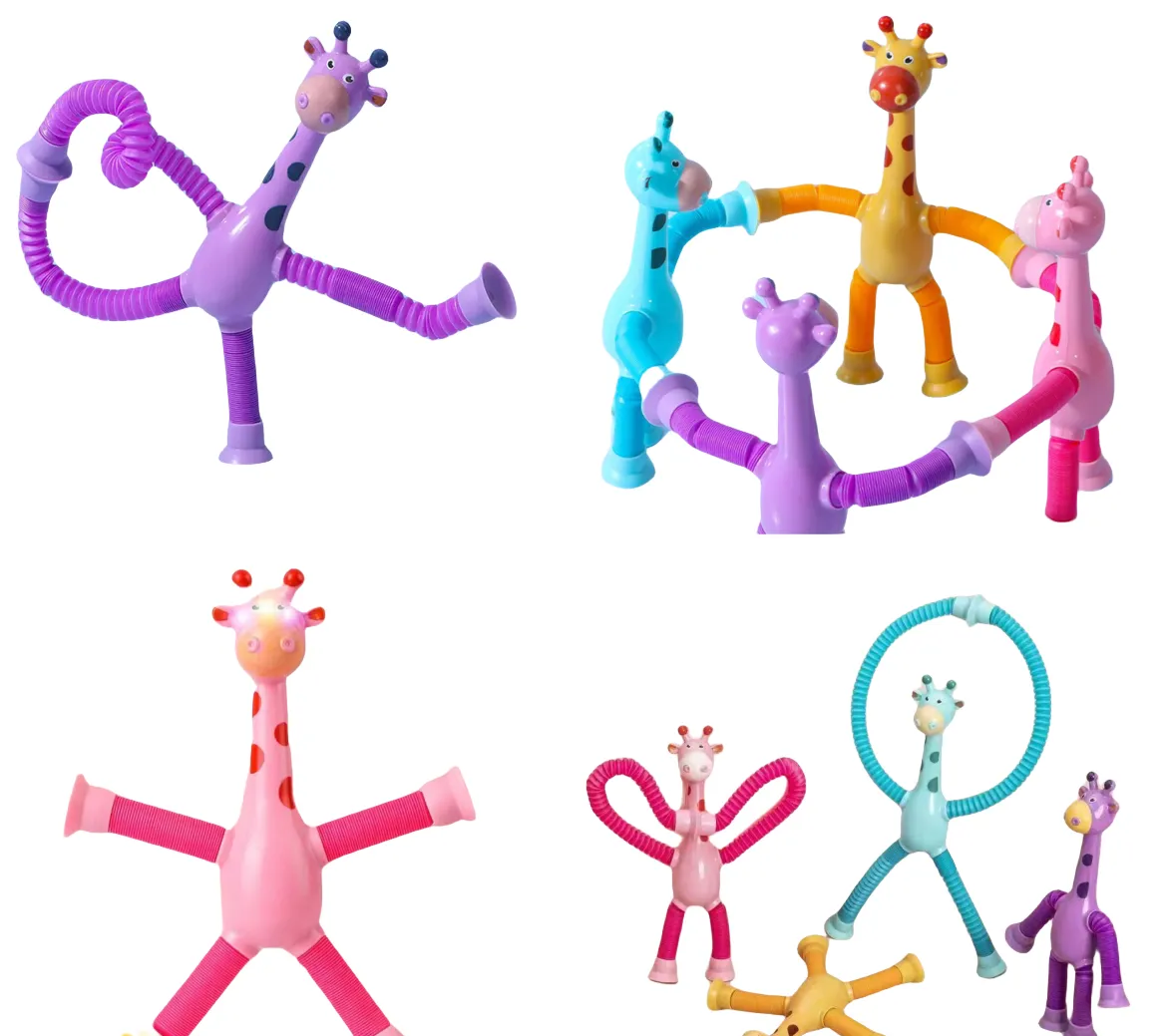 LED Telescopic Suction Cup Giraffe Toy 7