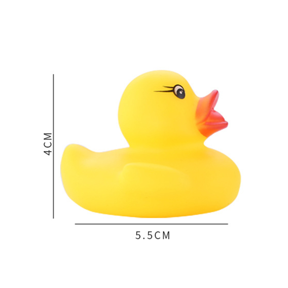 Mini Bath Toys Yellow Rubber Ducks 4