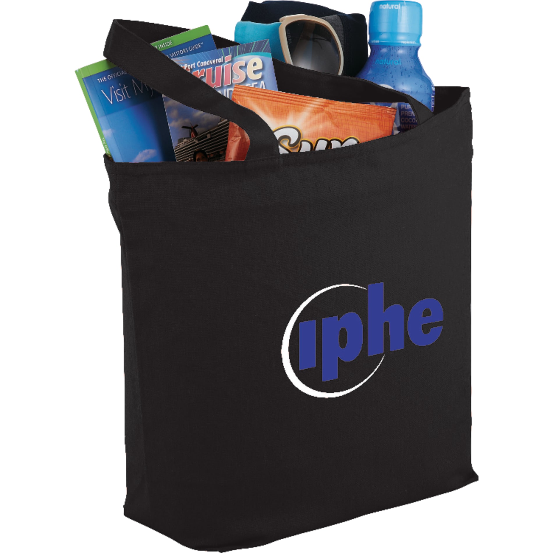 Maine 8oz Cotton Canvas Zippered Tote, custom tote bag with logo imprint 78