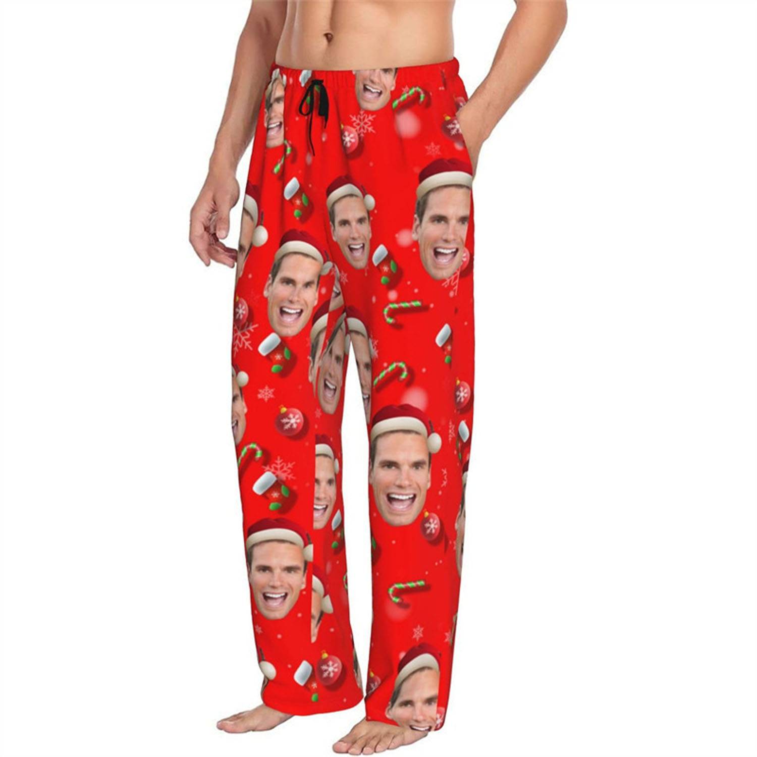 Custom Soft Polyester Pajama Pants w/ Pockets 14
