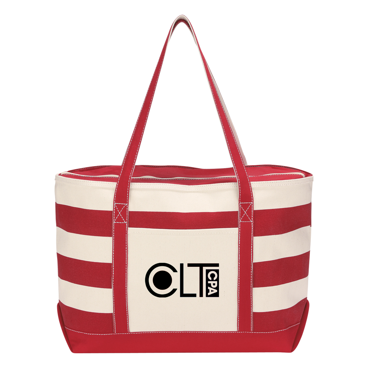 18 Oz. Cotton Canvas Nautical Tote Bag 15