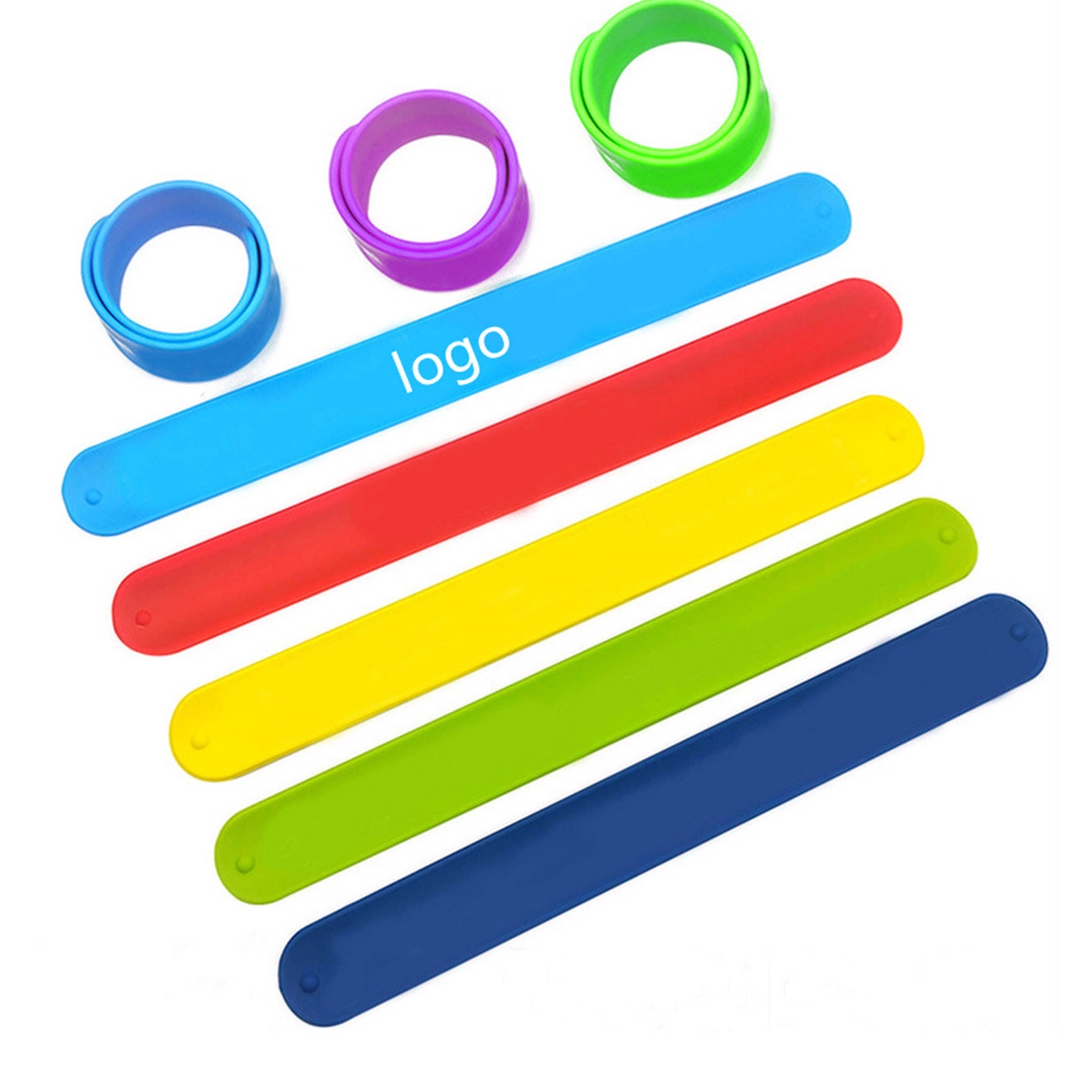 Custom Silicone Slap wristband 2