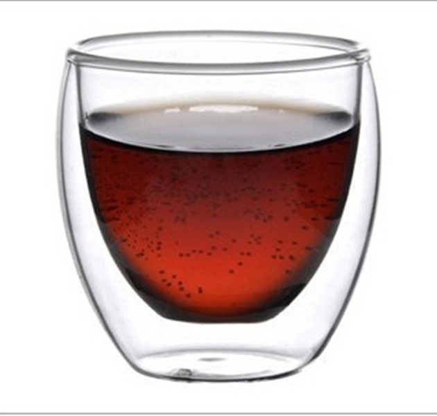 Double Wall Insulated Glass Coffee Cup 2