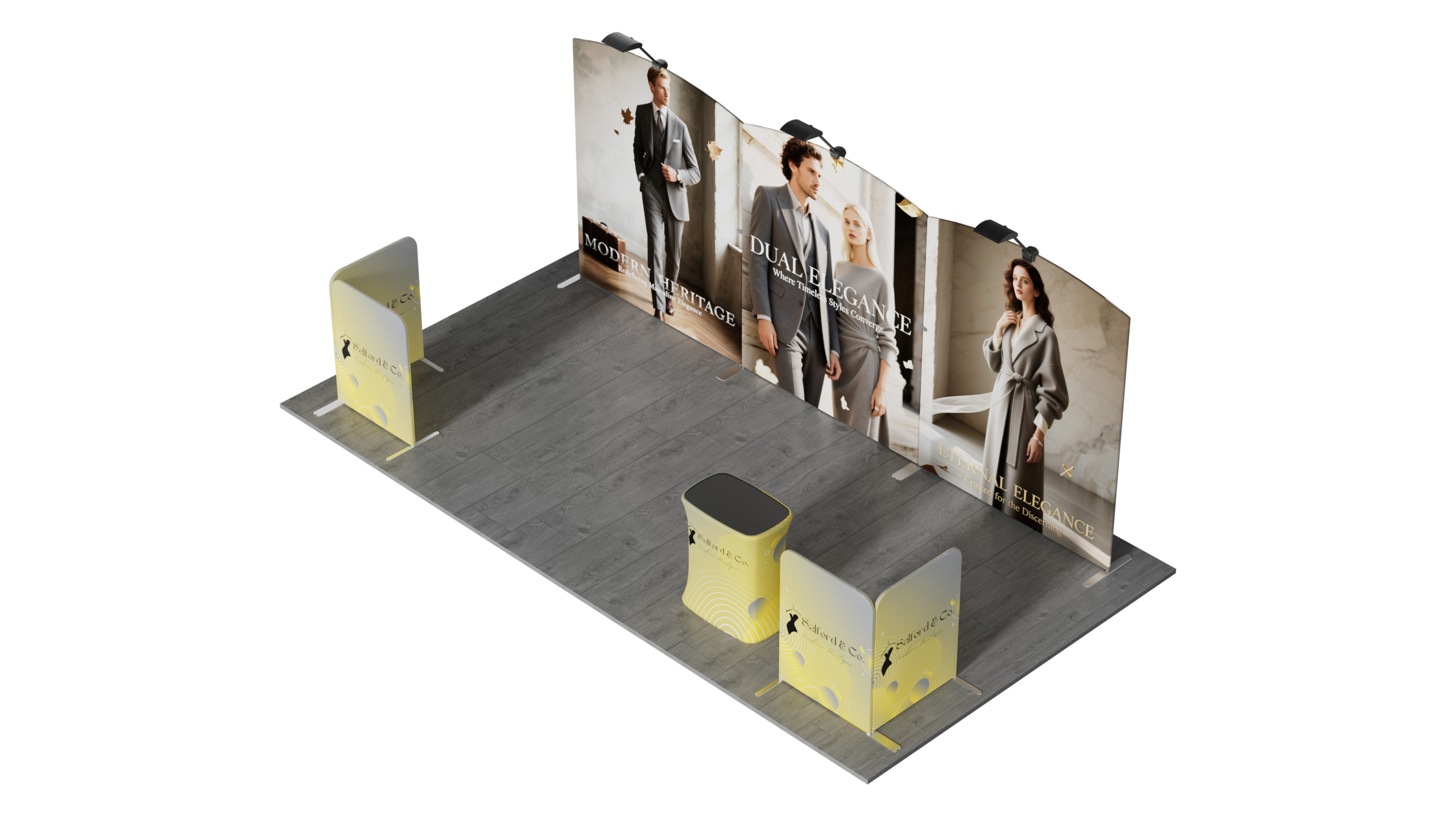 10'x20' Tradeshow Booth Kit - M Kit 1