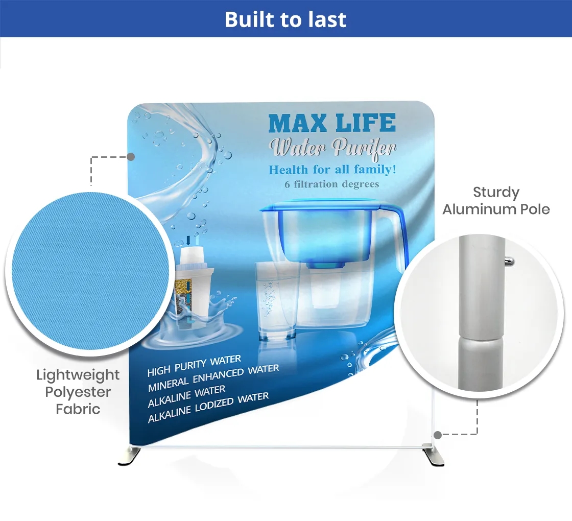 10ft Inline Trade Show Booth - Portable Display 4