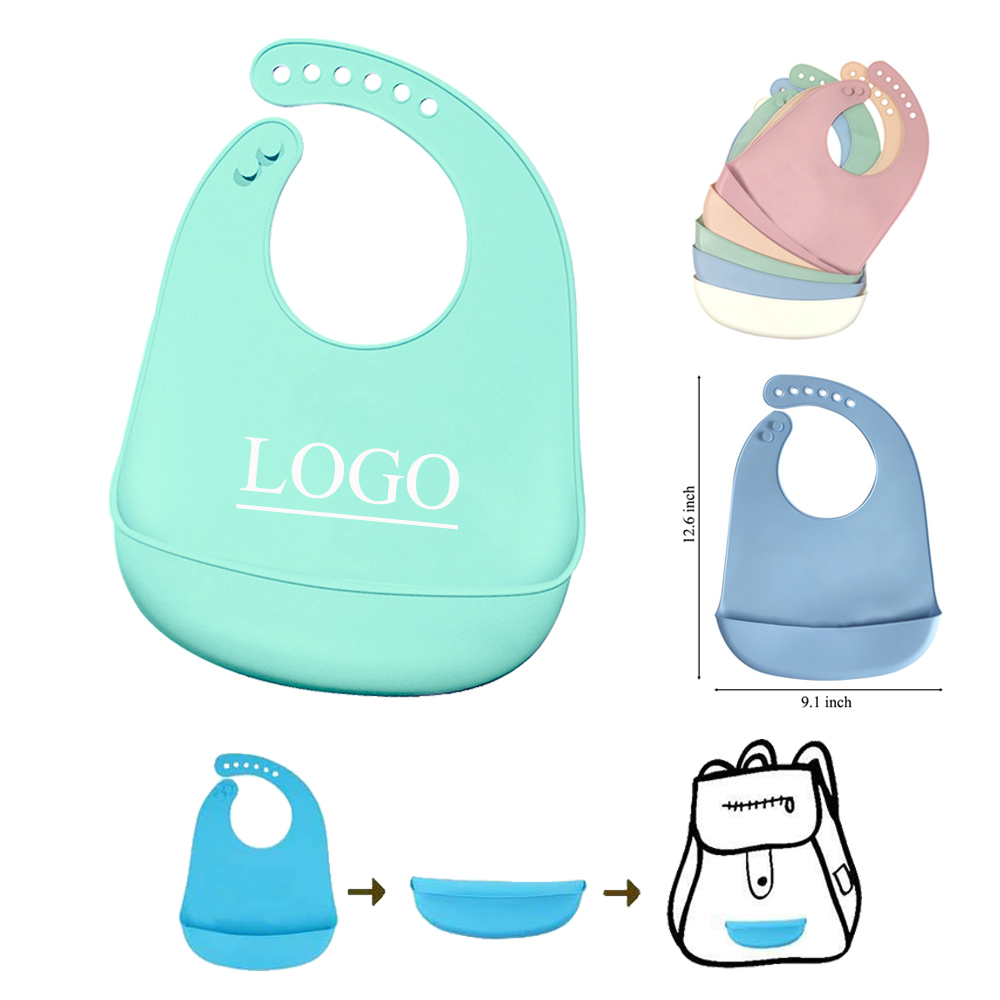Adjustable Silicone Baby Bib 1