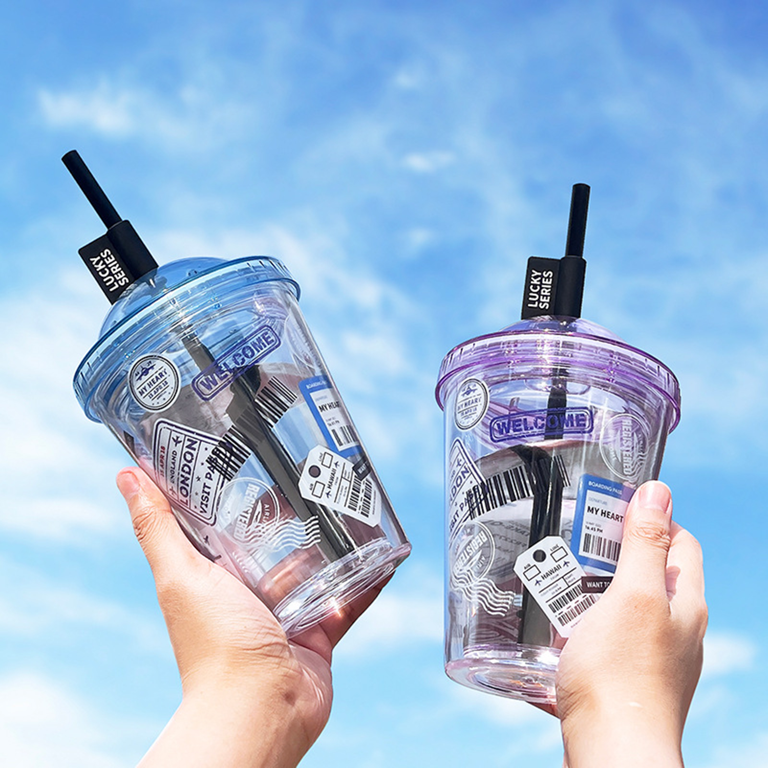 13 Oz Plastic Tumblers With Lids And Straw 1