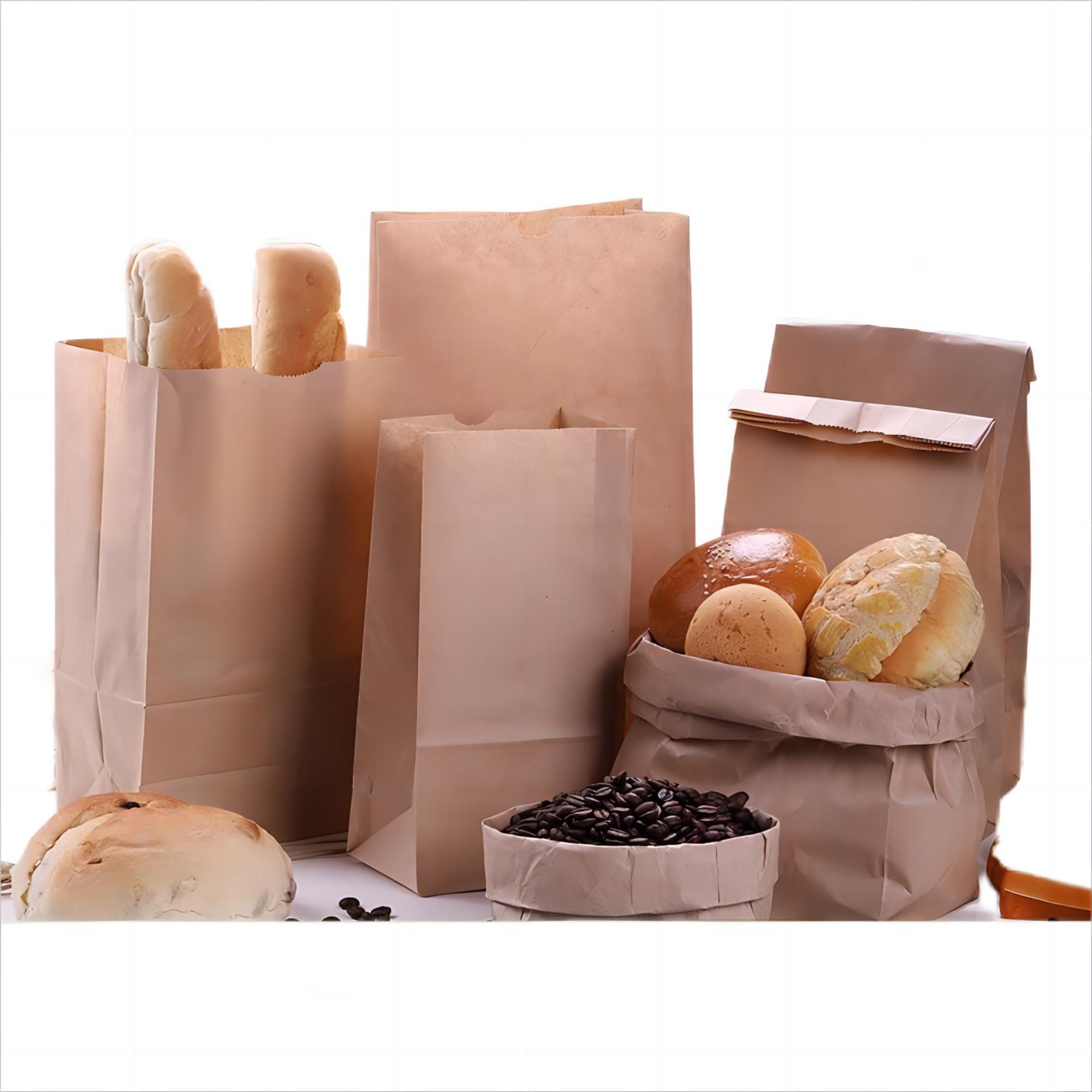Oil Proof Food Bread Packaging Bag 2